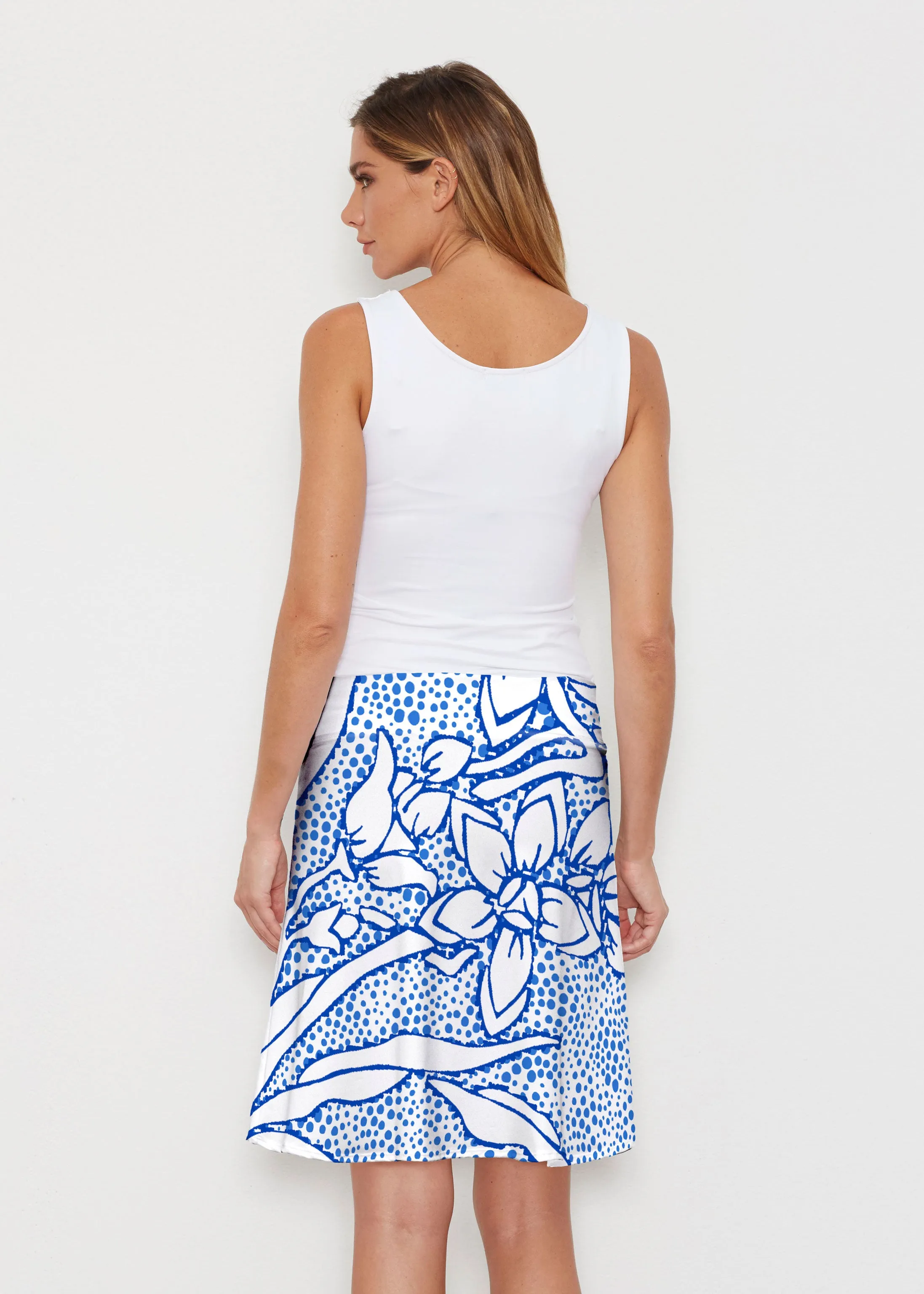 Polka Vine (8111) ~ Silky Brenda Skirt 21 inch