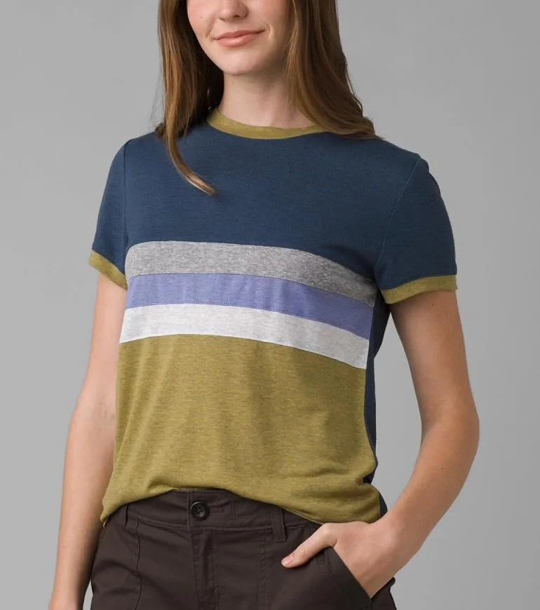 Prana Cozy Up Ringer Tee - Womens