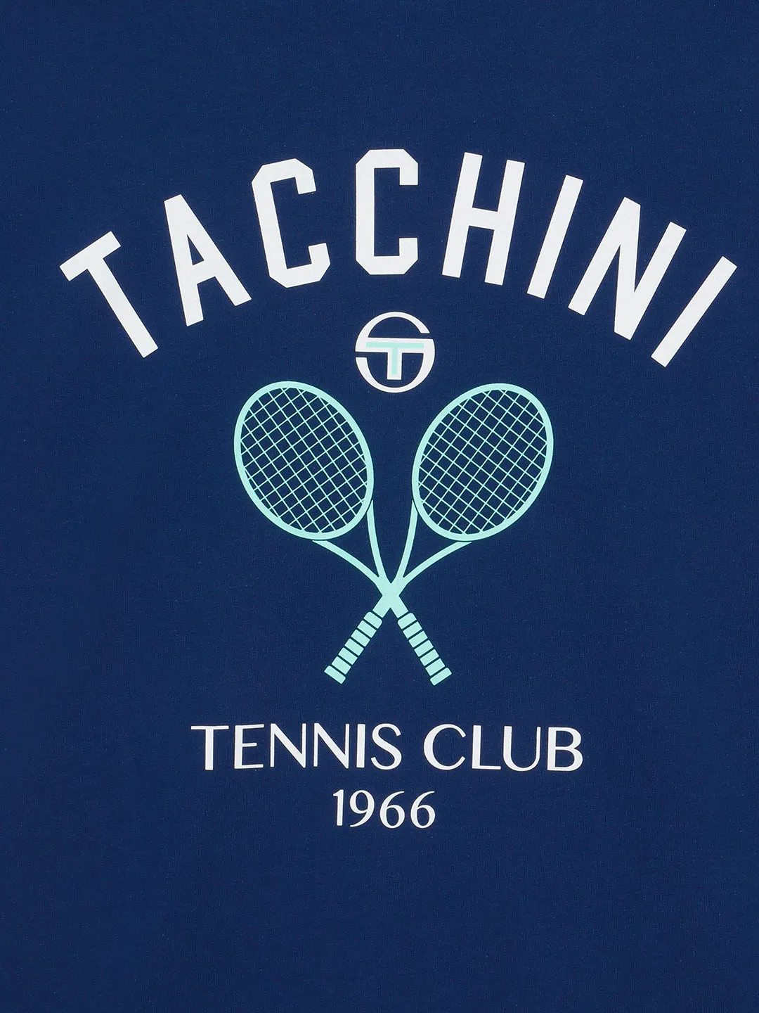 Preppy Artwork T-Shirt- Navy