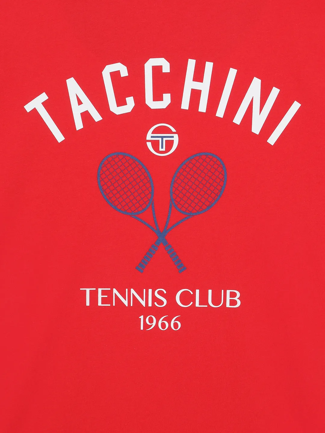Preppy Artwork T-Shirt- Red