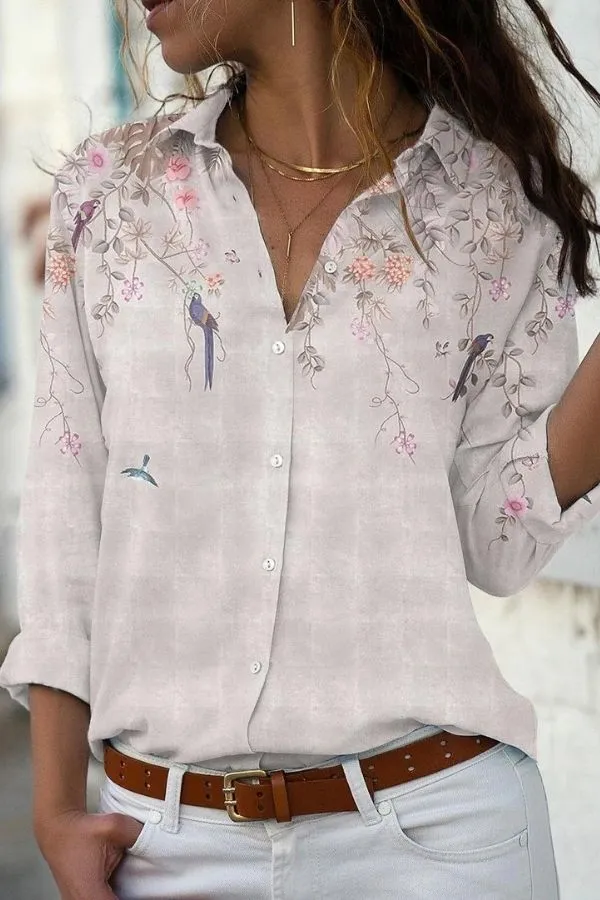Printing Stylish Women's Blouse