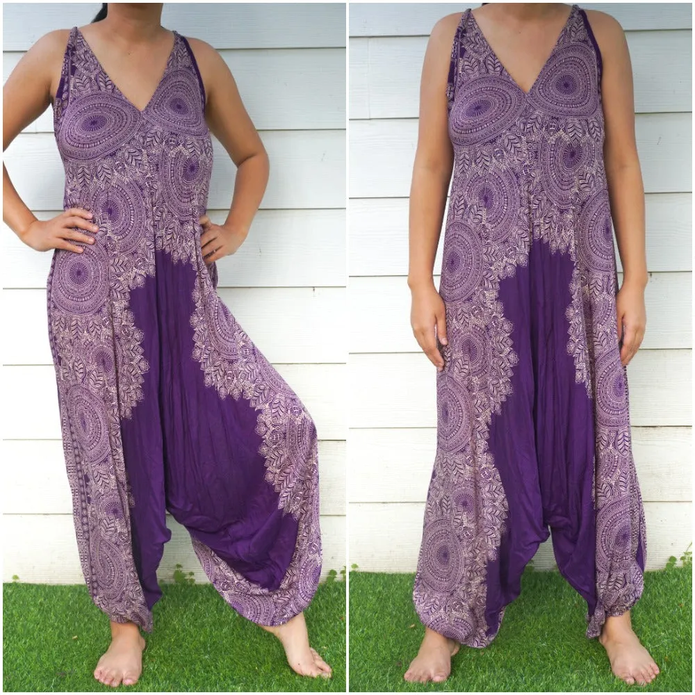 Purple Lotus Romper
