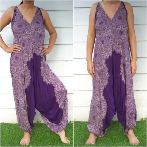 Purple Lotus Romper