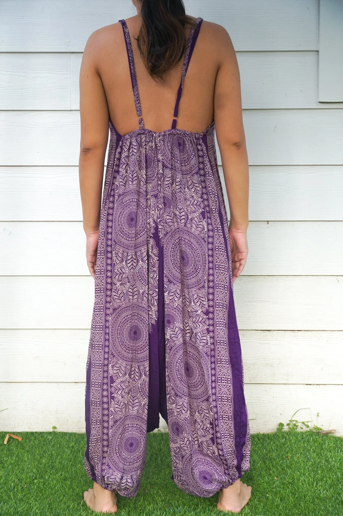 Purple Lotus Romper