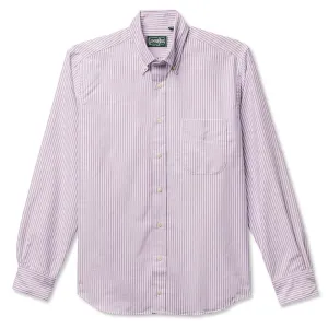 Purple Stripe Spring Oxford Weekend Shirt