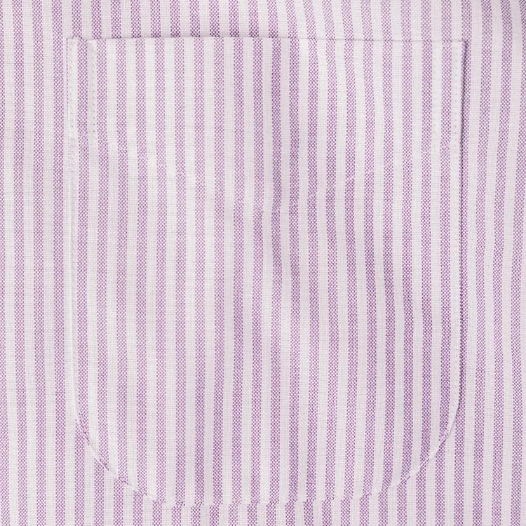 Purple Stripe Spring Oxford Weekend Shirt