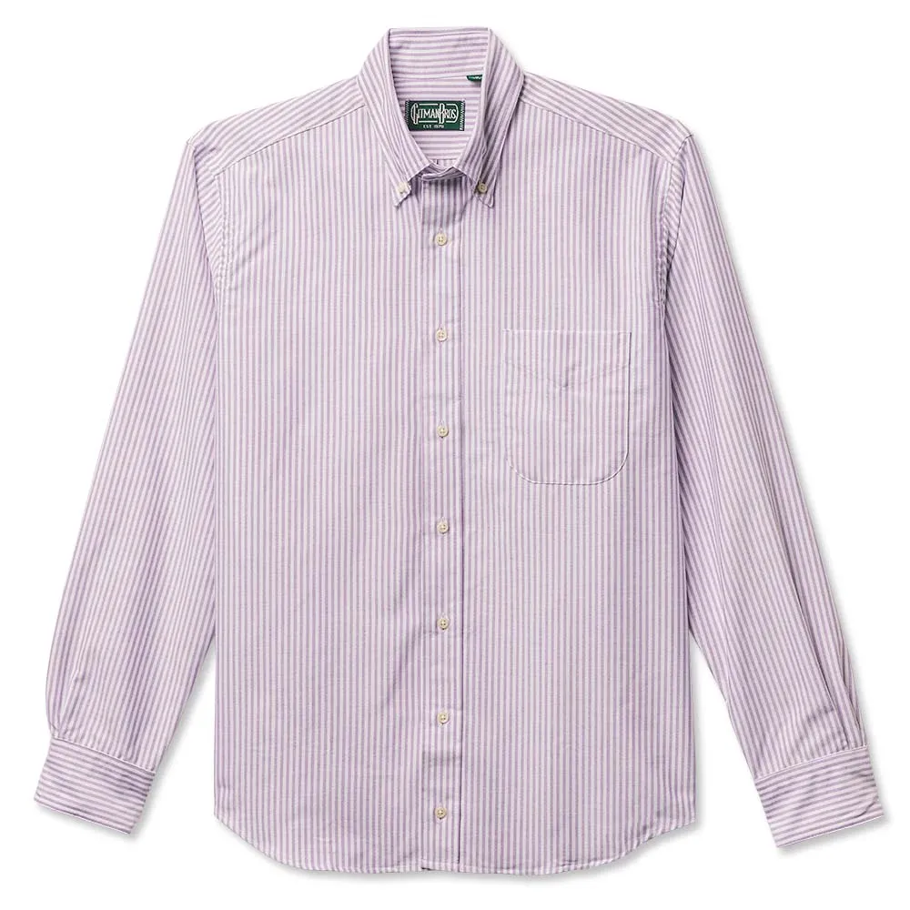 Purple Stripe Spring Oxford Weekend Shirt