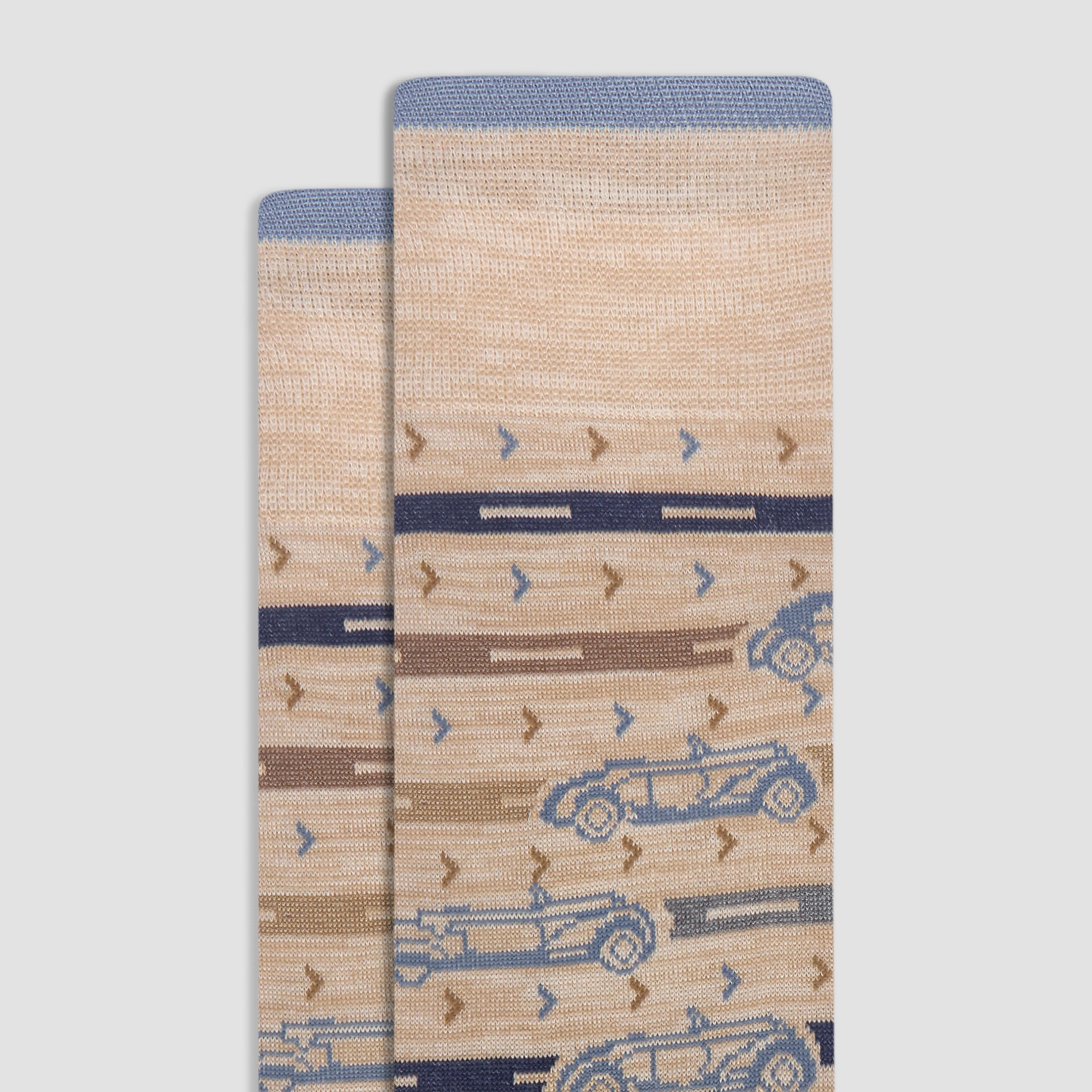 Racing Car Mid-Calf Socks