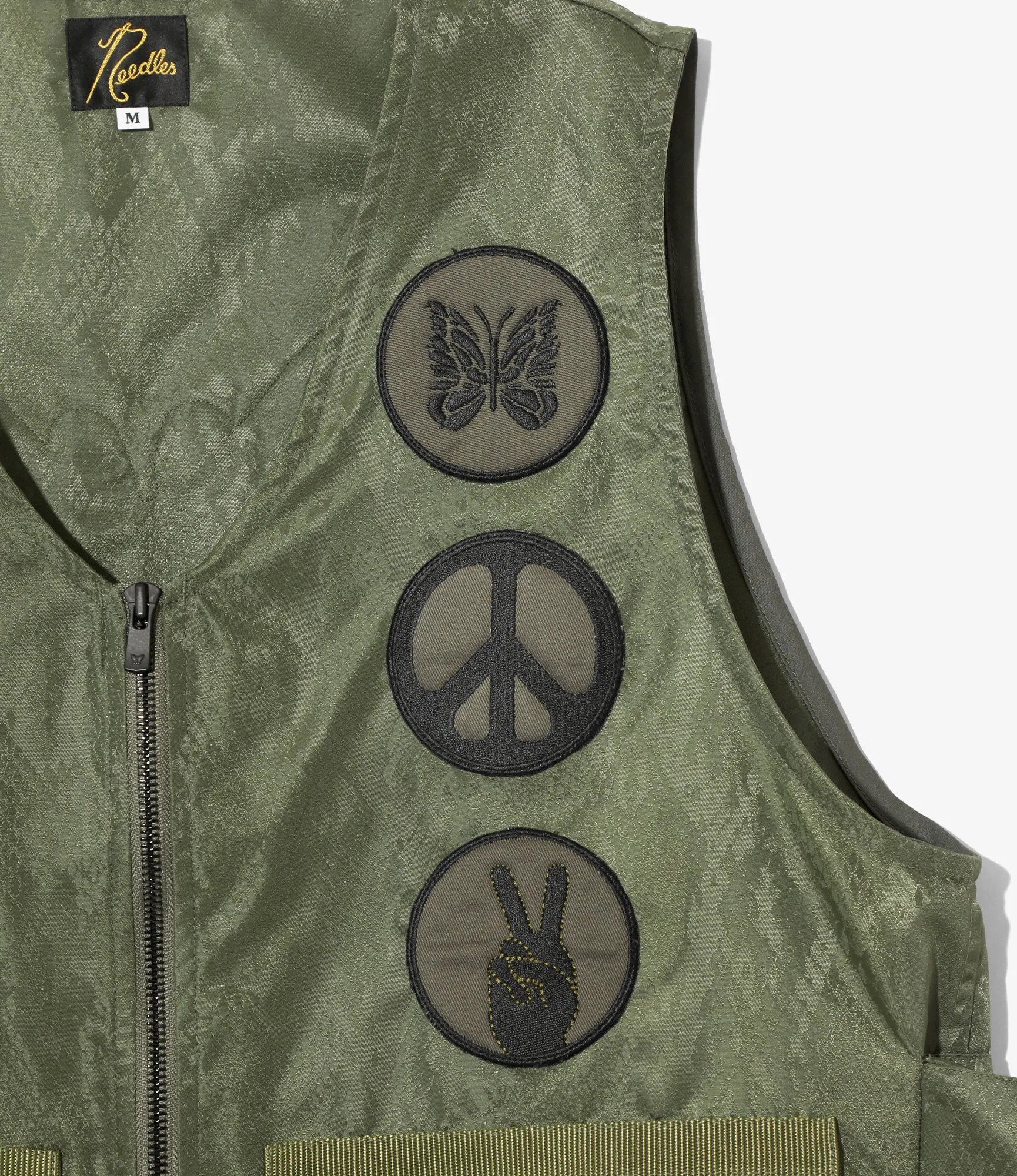 Radio Vest - Python Jacquard Sateen
