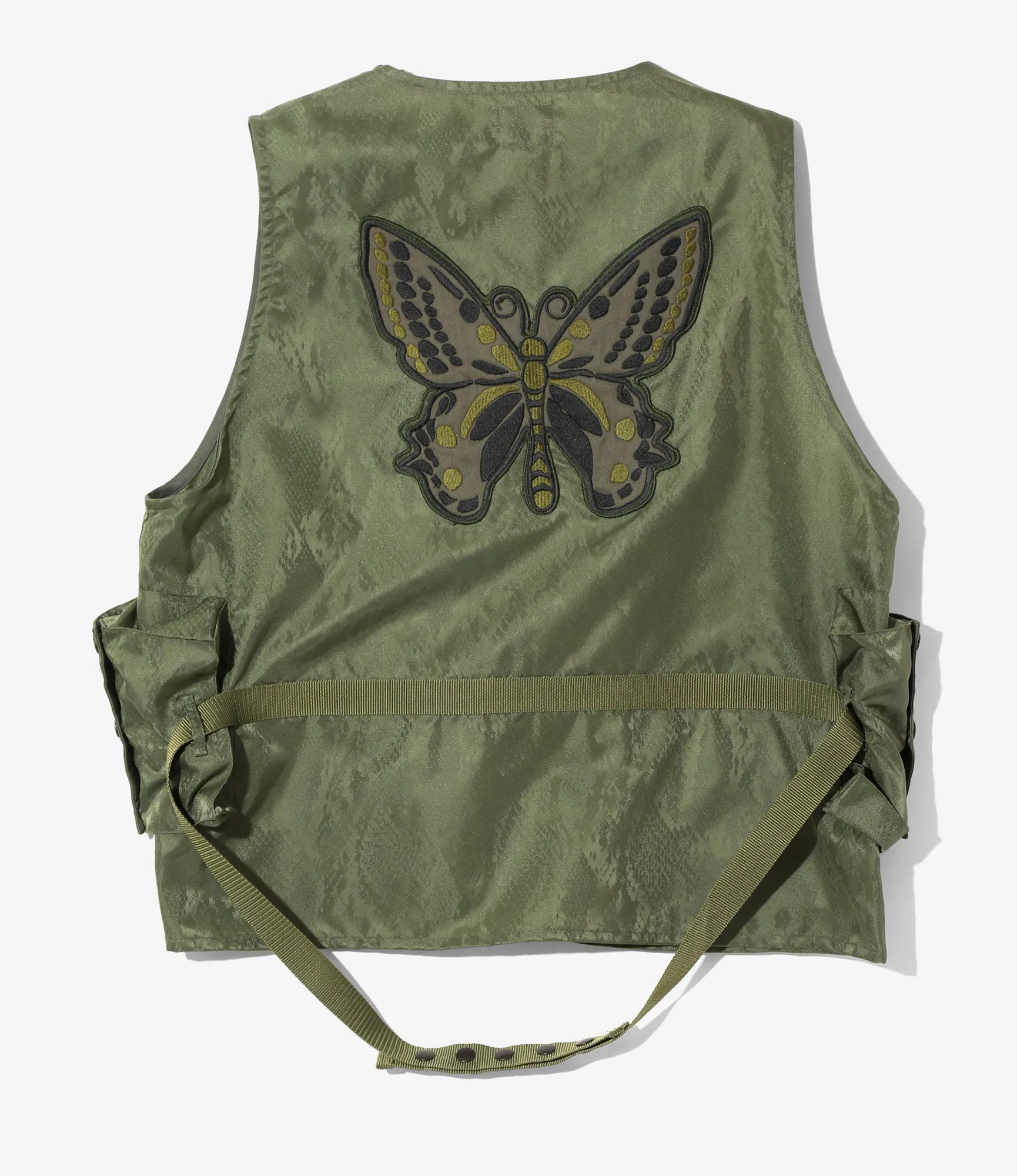 Radio Vest - Python Jacquard Sateen