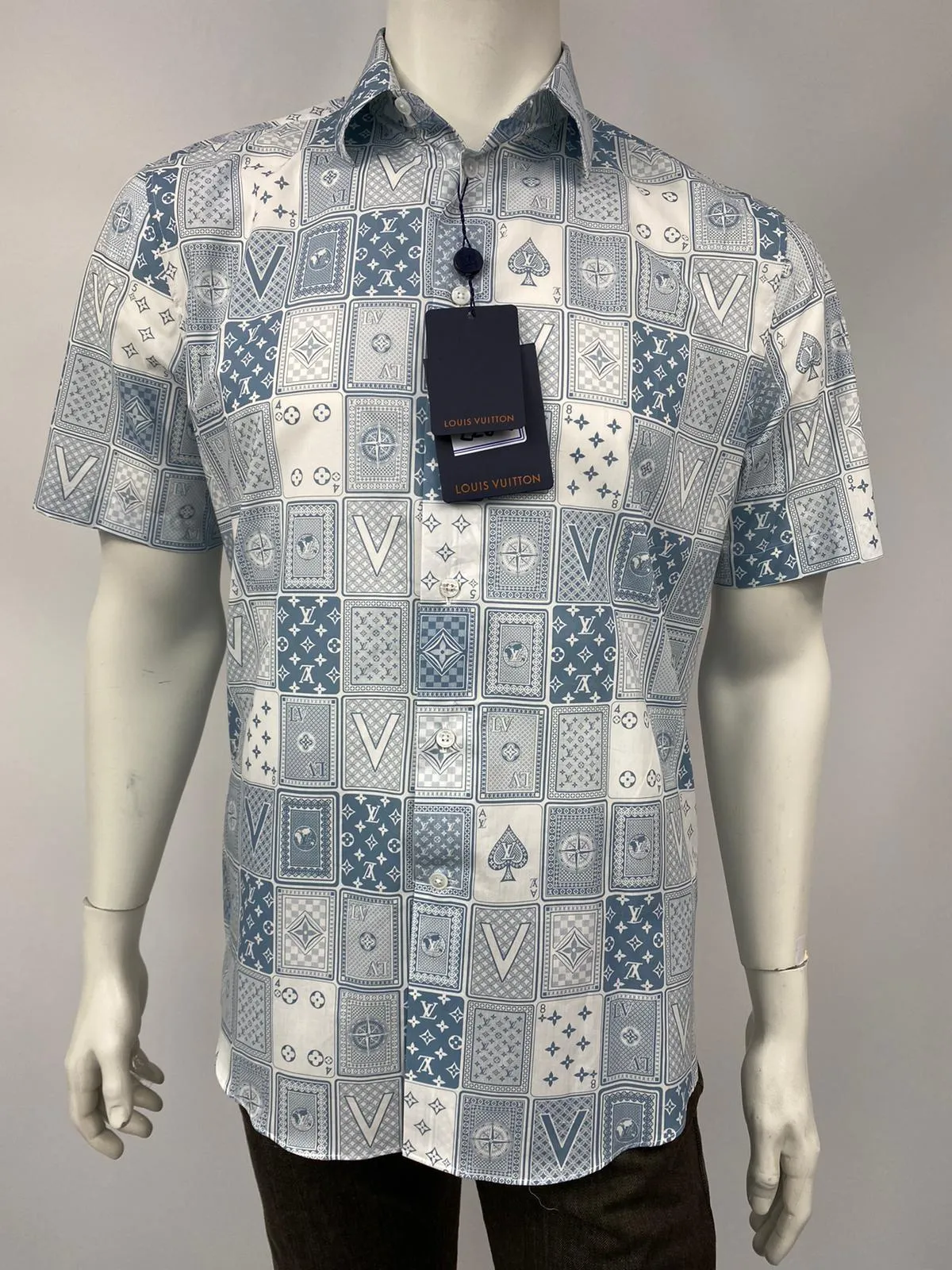 Regular Fit Short Sleeve Card Shirt