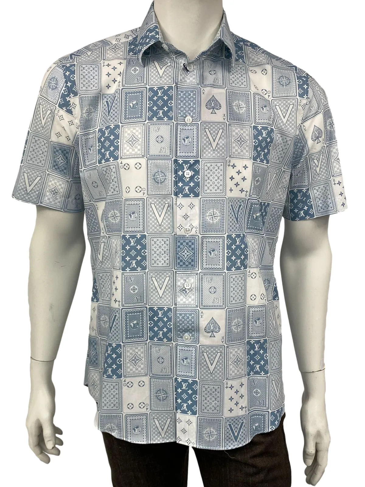 Regular Fit Short Sleeve Card Shirt
