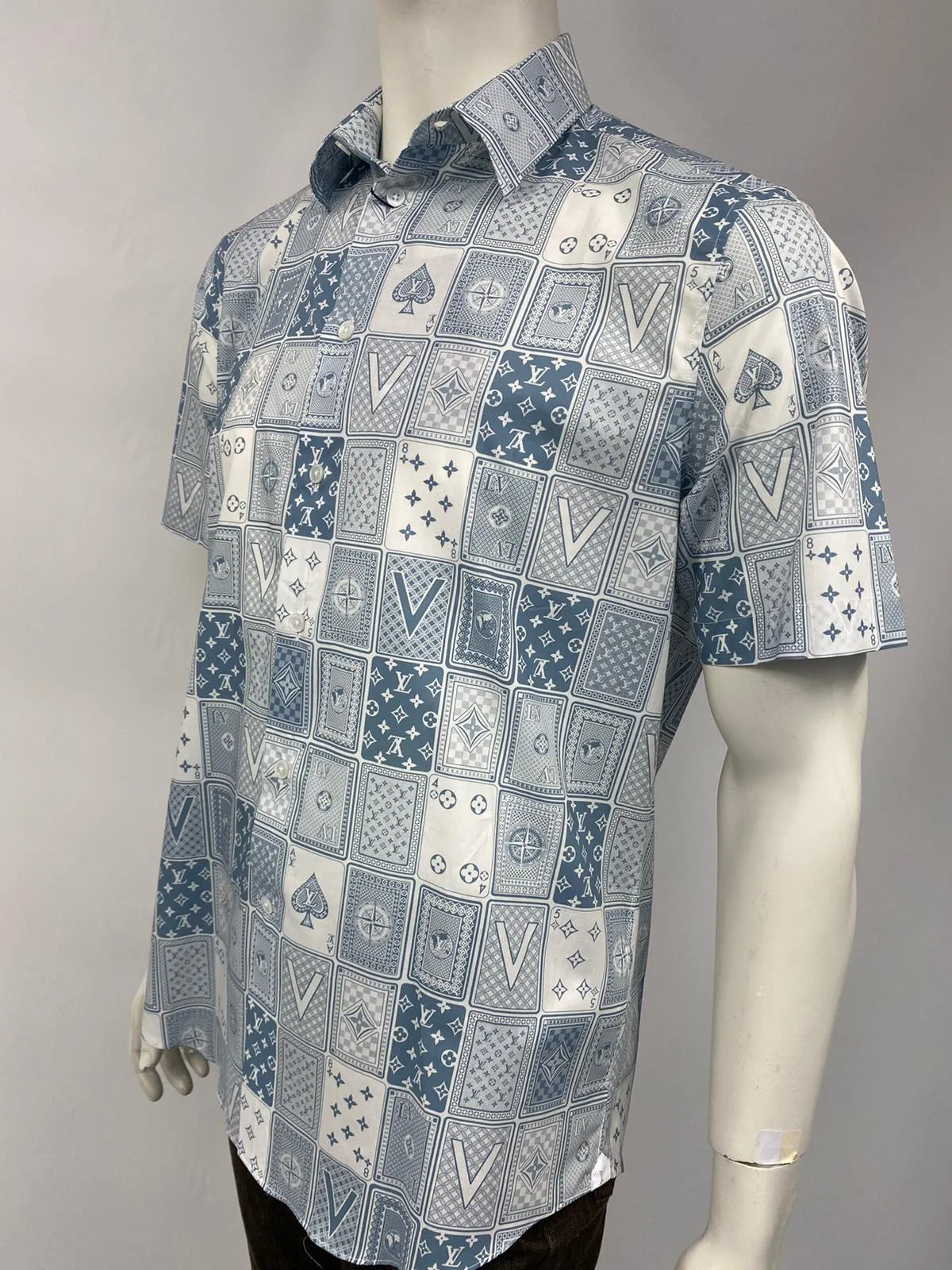 Regular Fit Short Sleeve Card Shirt