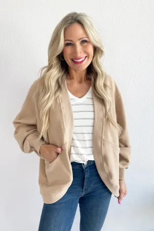 Relaxed Fit Cardigan with Pocket Detail