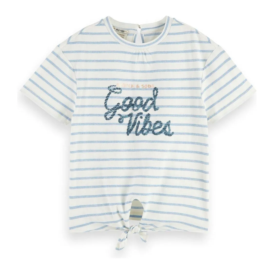 Relaxed-Fit T-Shirt With Knot Detail
