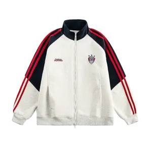 Retro Embroidered Sporty Jacket