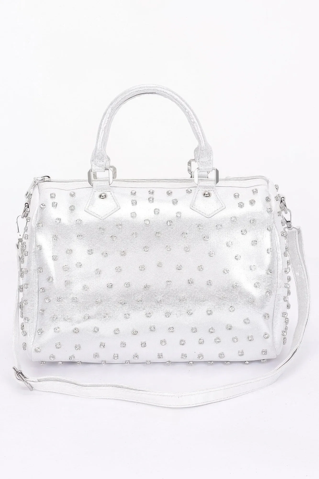 Rhinestone Studded Bowling Bag