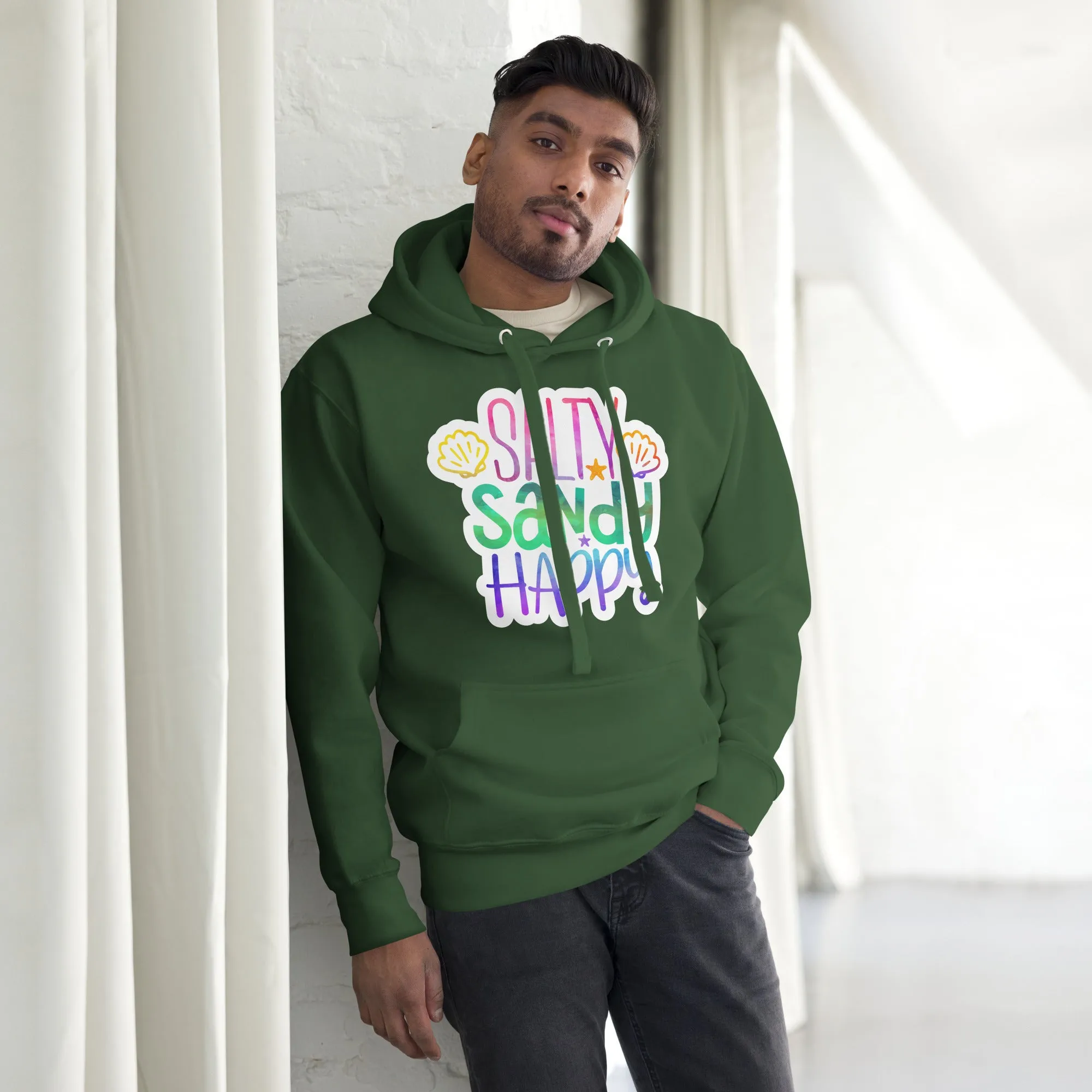 Salty, Sandy, Happy - Unisex Hoodie
