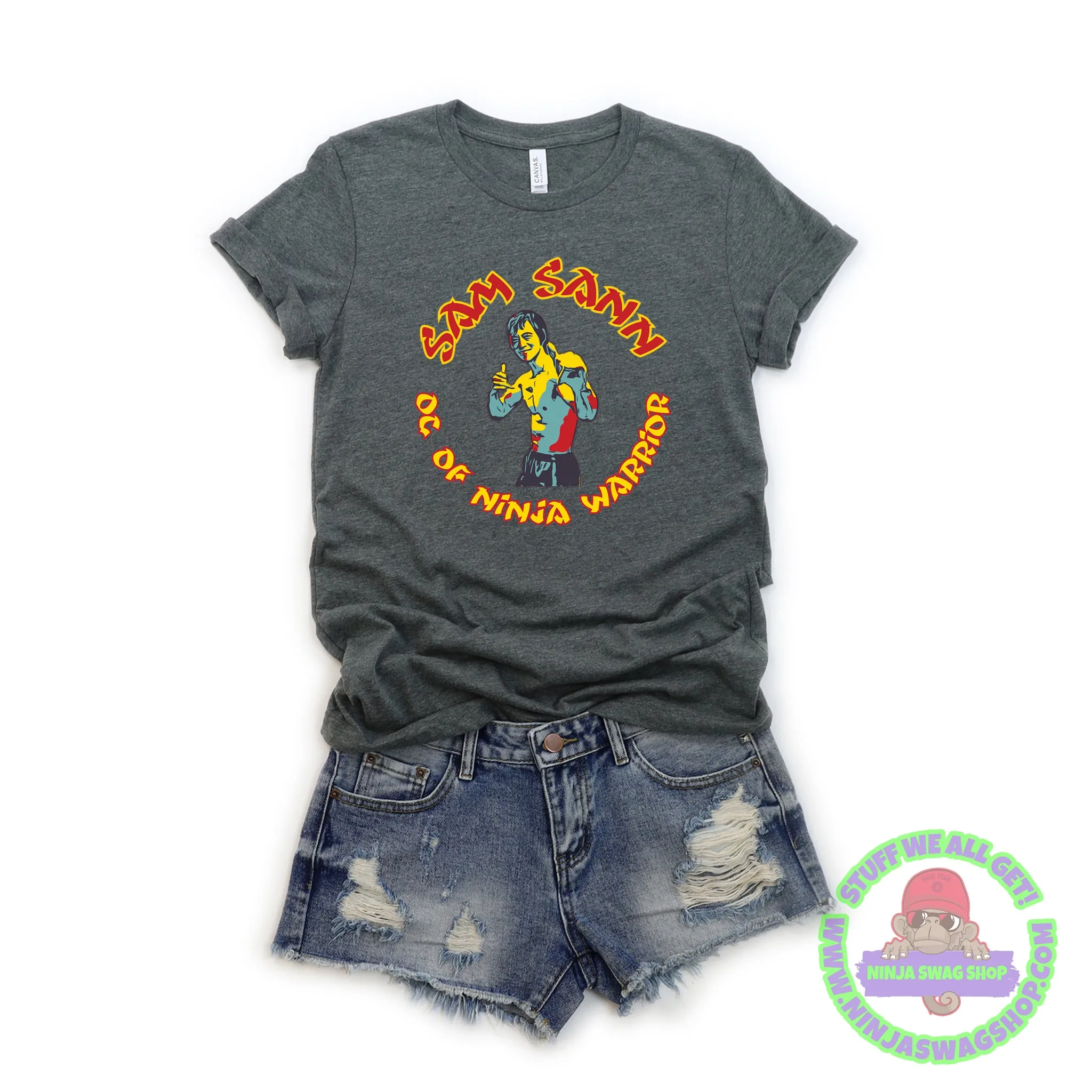 Sam Sann OG of Ninja Warrior Shirt, Workout Training Gym Shirt