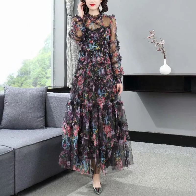 SASHA Bohemian Vintage Party Dress