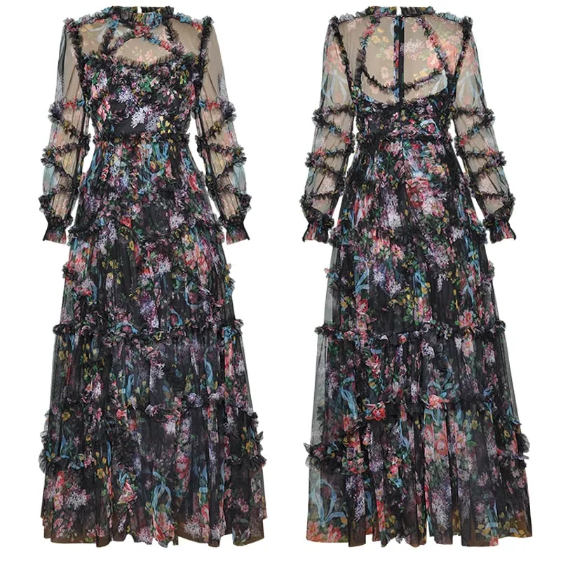 SASHA Bohemian Vintage Party Dress