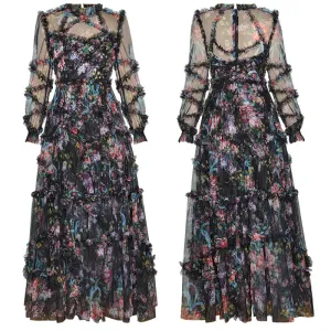 SASHA Bohemian Vintage Party Dress