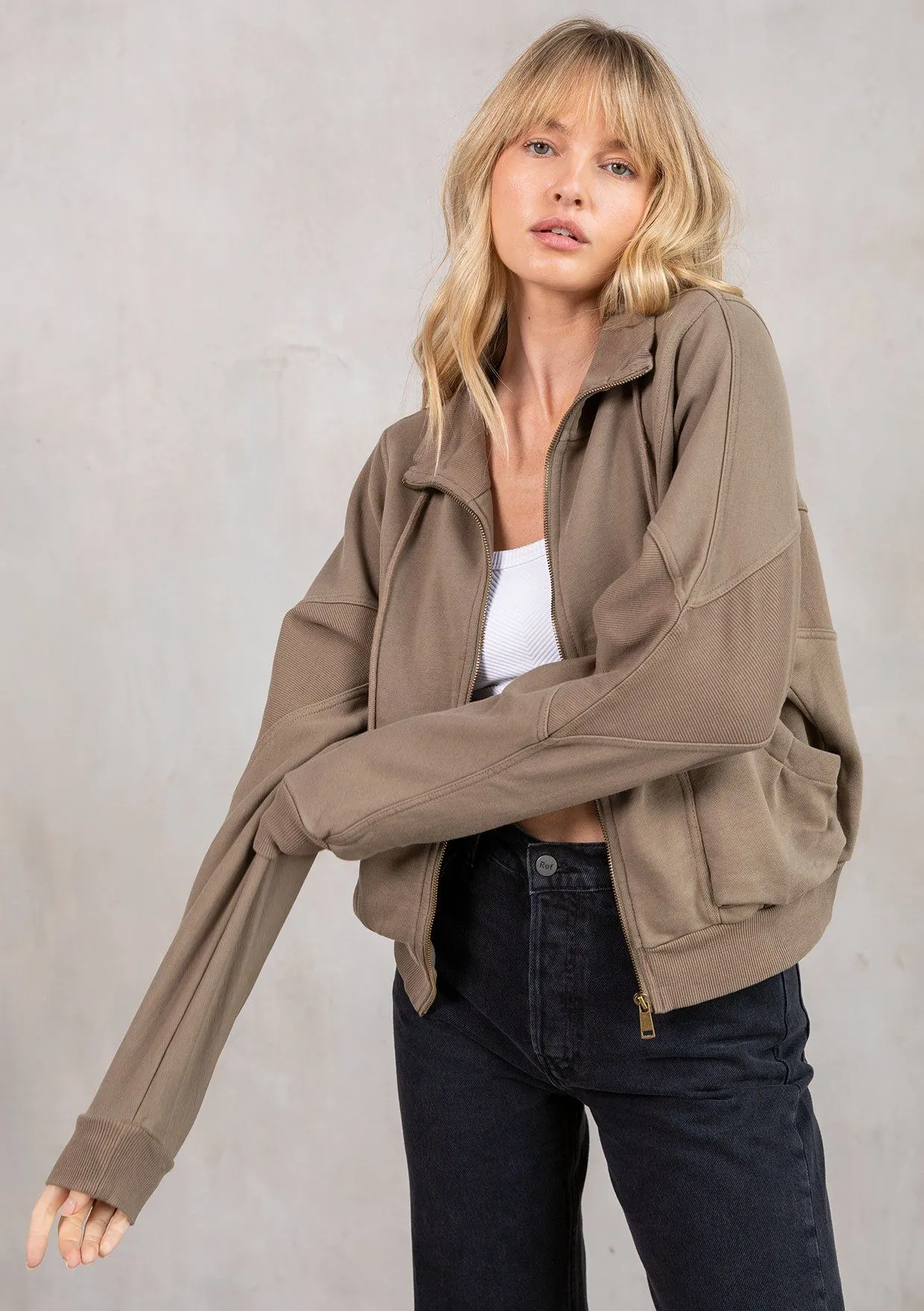 Saturdays Zip-Up Sweatshirt