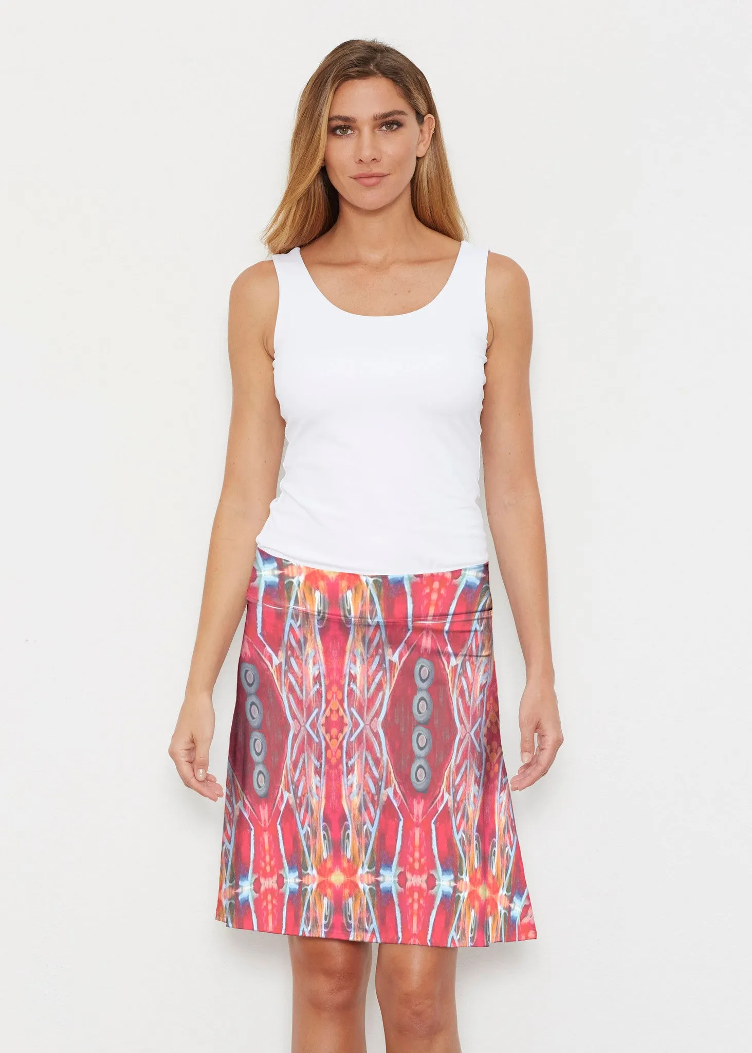 Sedona Sunset (2816) ~ Silky Brenda Skirt 21 inch