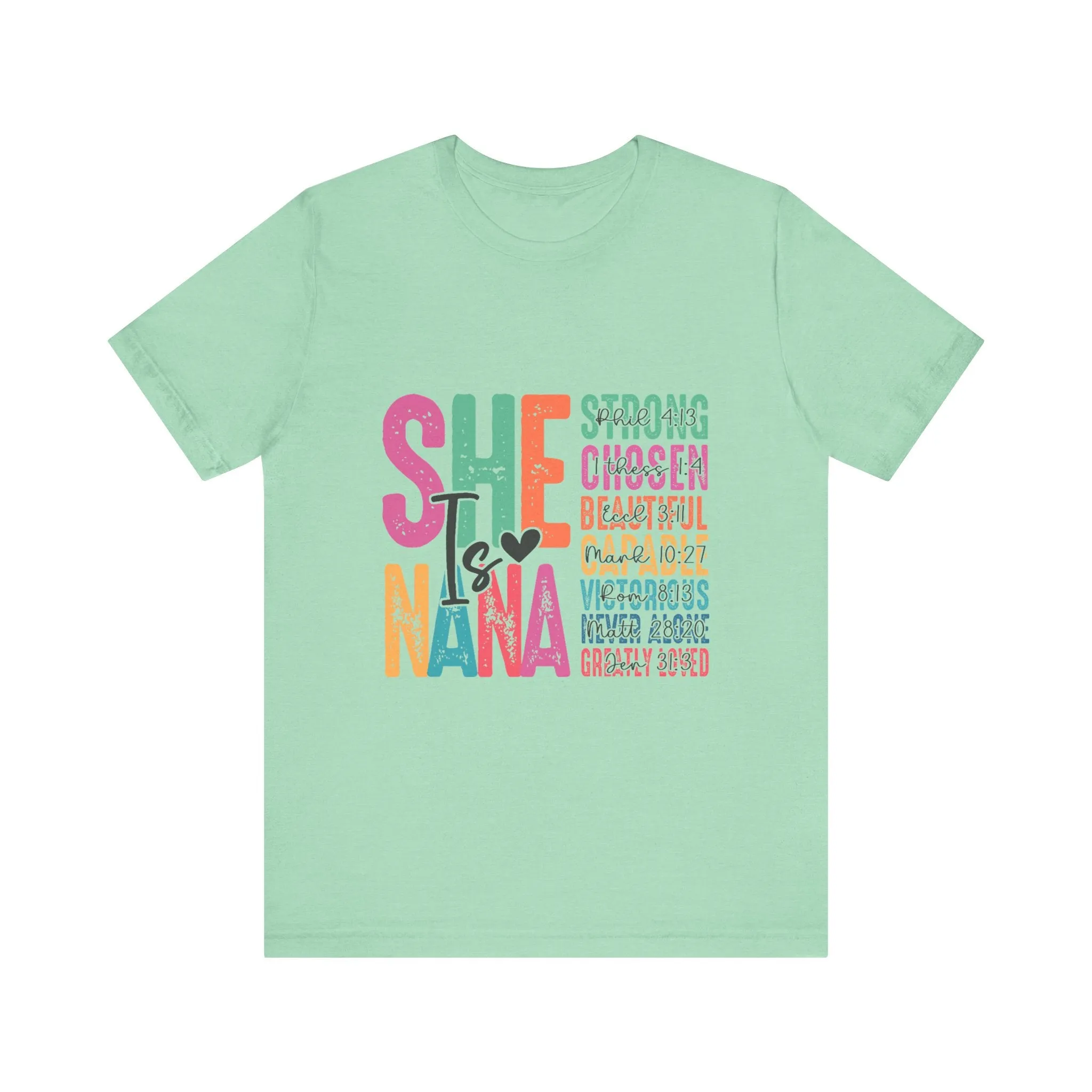 She Is A Nana T-Shirt - Unisex Garment-Dyed Tee