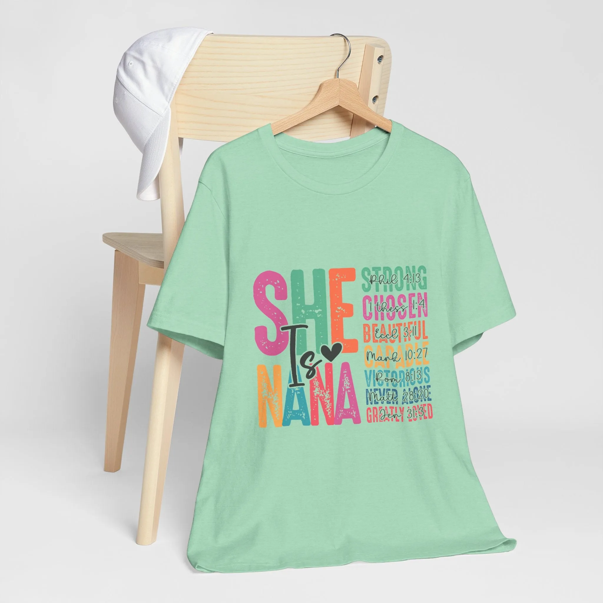 She Is A Nana T-Shirt - Unisex Garment-Dyed Tee
