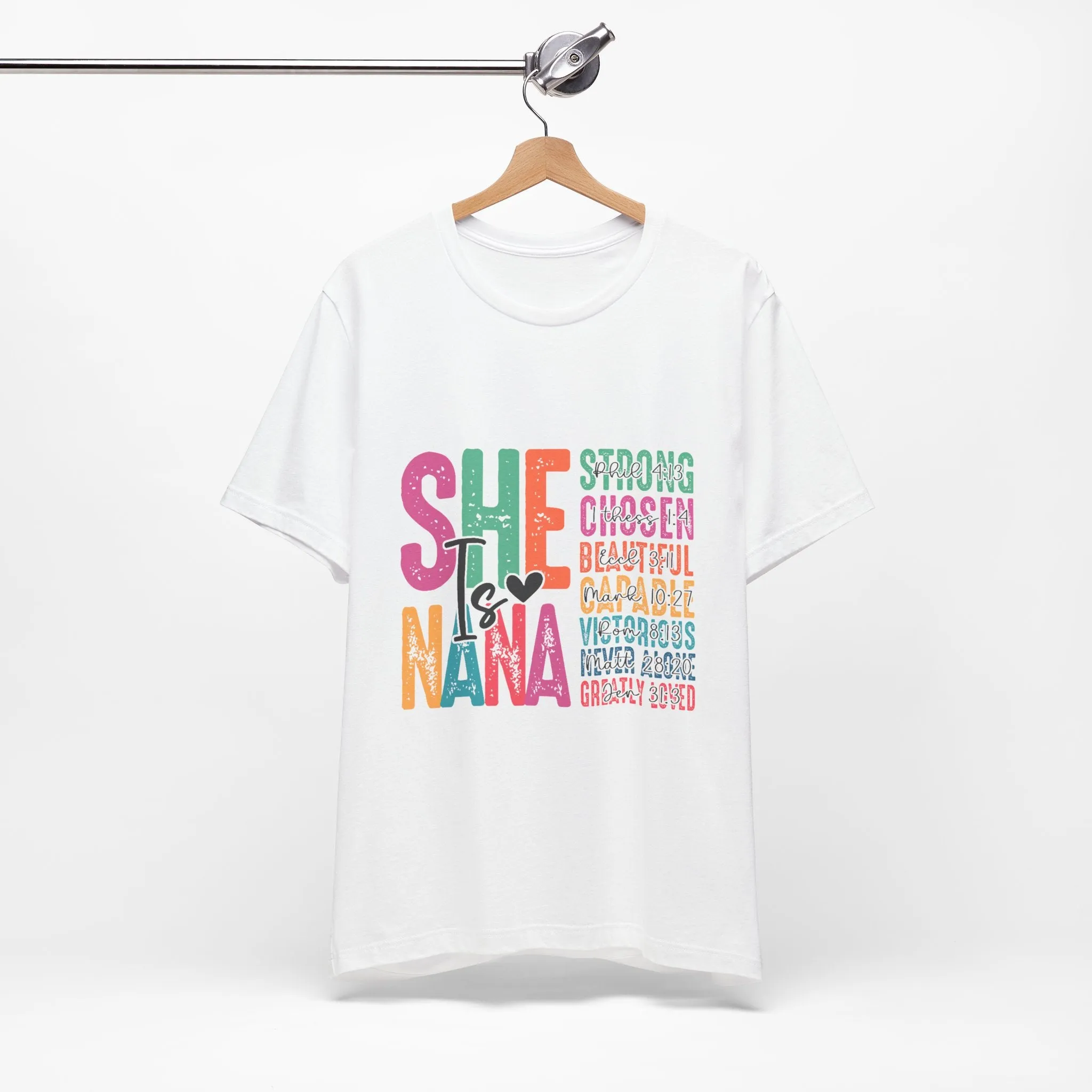 She Is A Nana T-Shirt - Unisex Garment-Dyed Tee