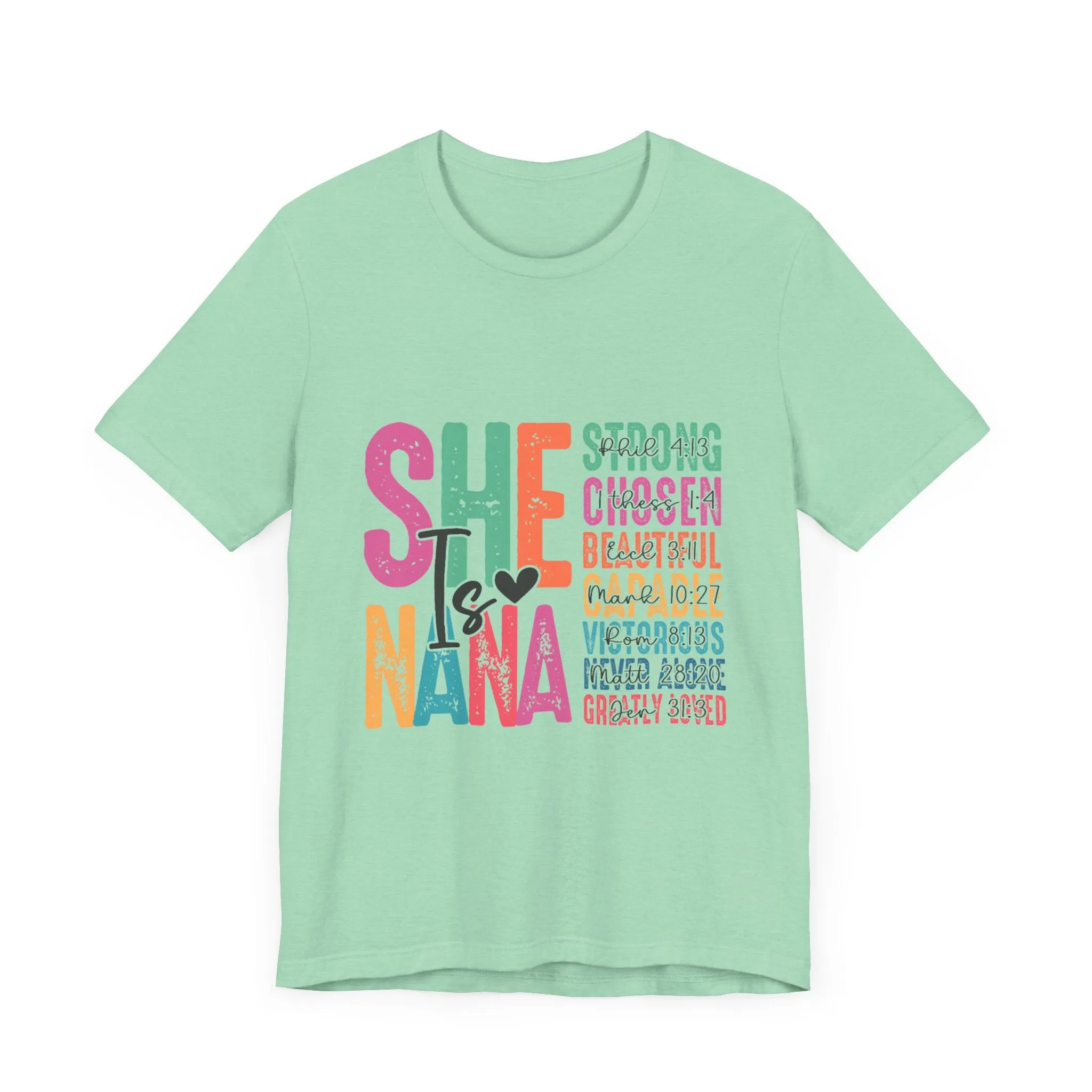 She Is A Nana T-Shirt - Unisex Garment-Dyed Tee