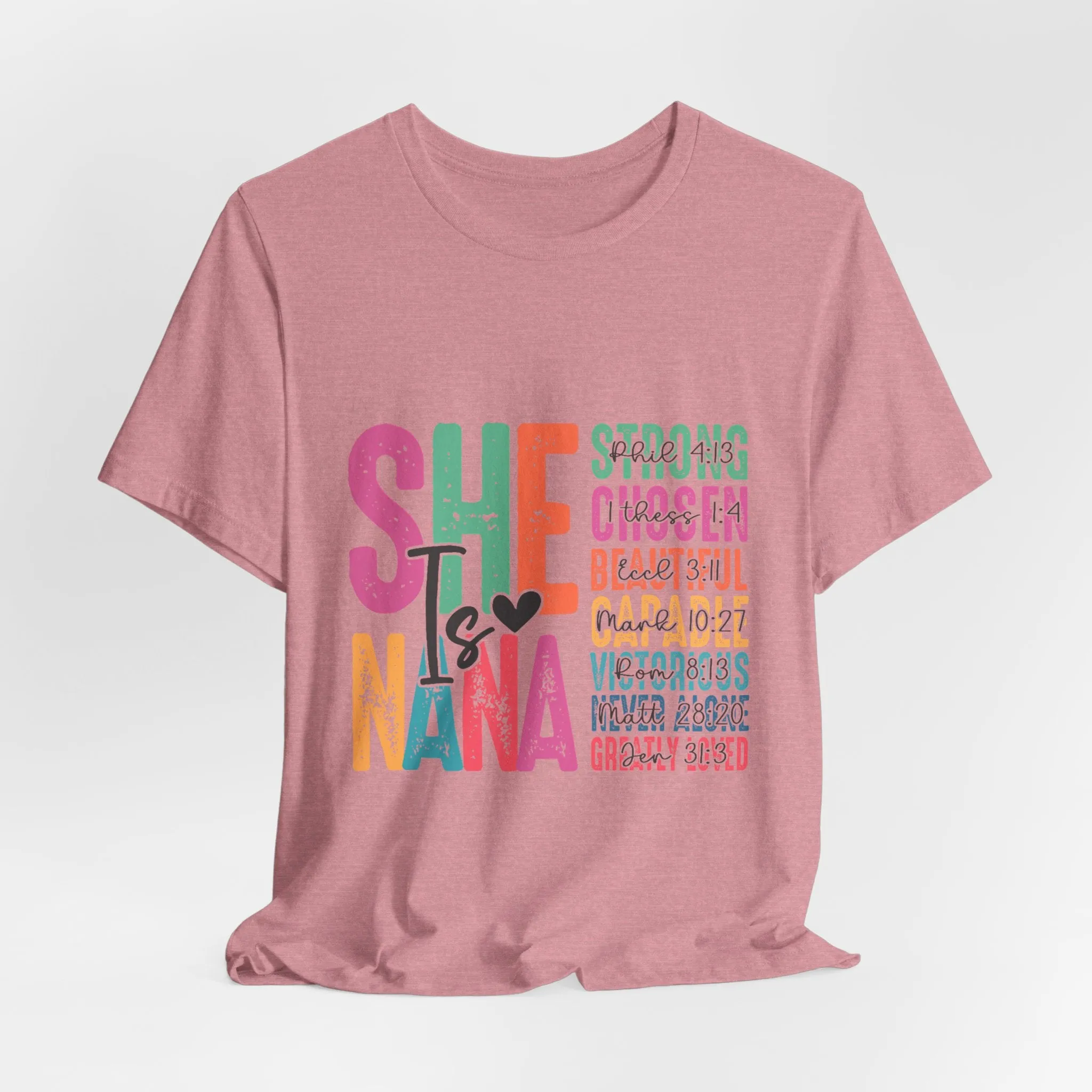 She Is A Nana T-Shirt - Unisex Garment-Dyed Tee