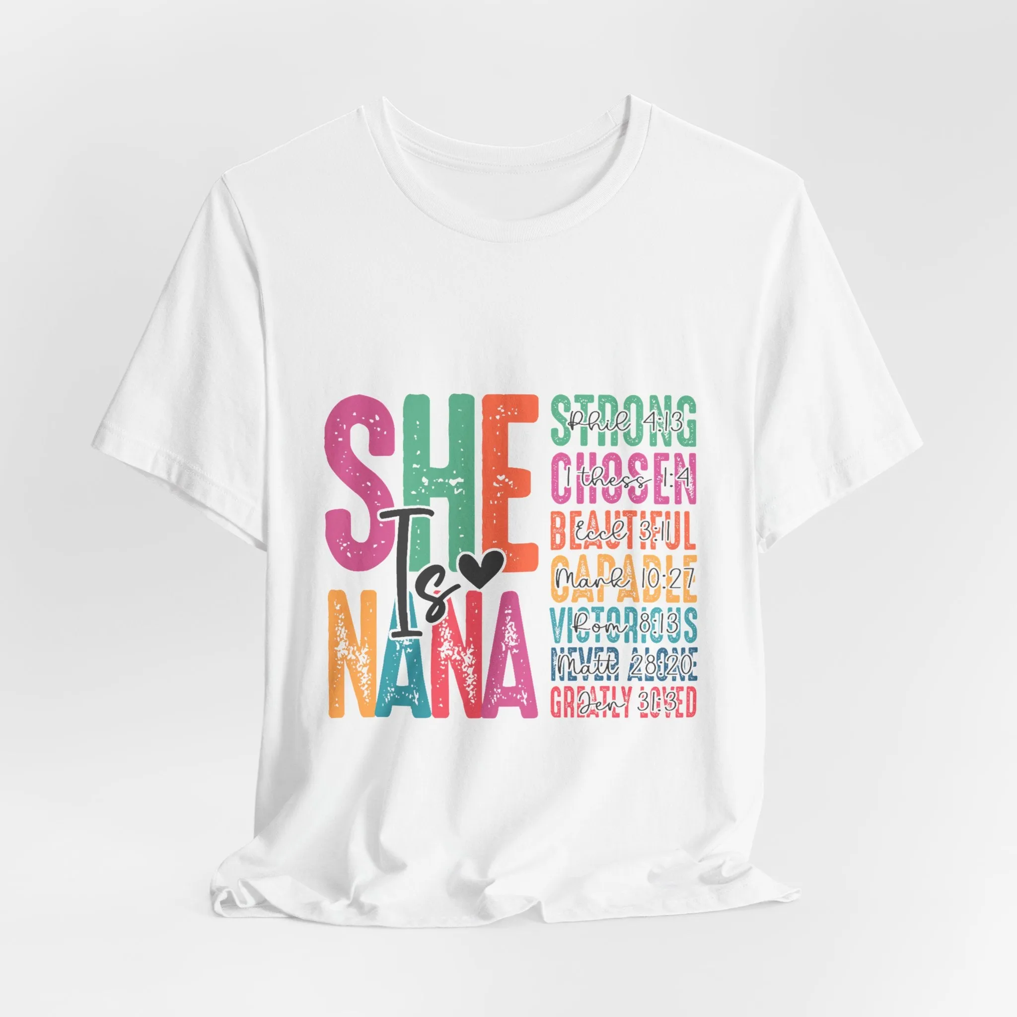 She Is A Nana T-Shirt - Unisex Garment-Dyed Tee