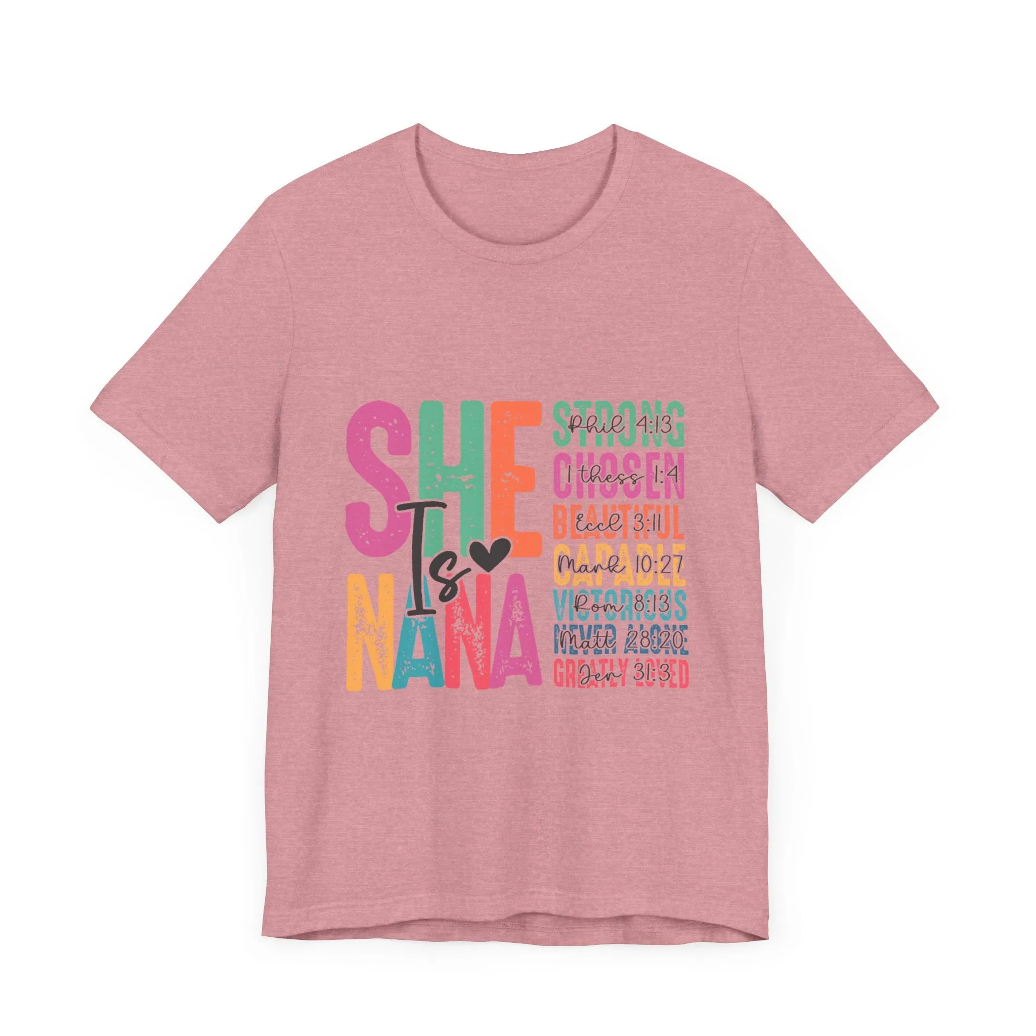 She Is A Nana T-Shirt - Unisex Garment-Dyed Tee