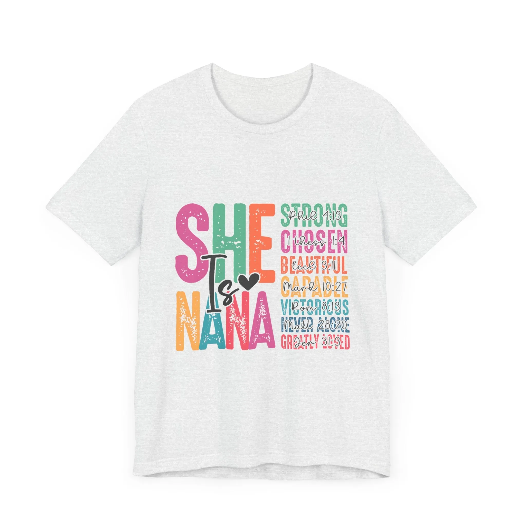 She Is A Nana T-Shirt - Unisex Garment-Dyed Tee