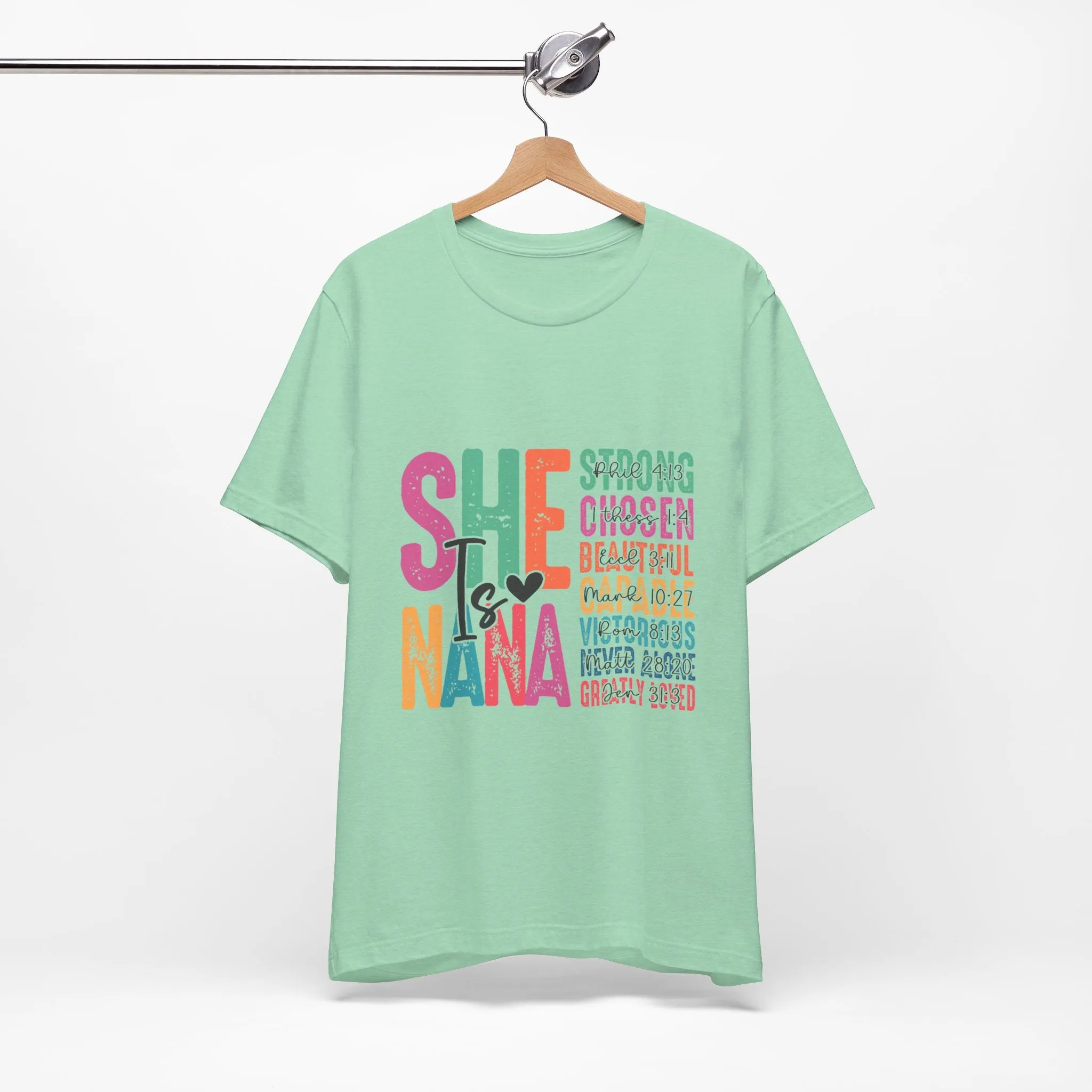 She Is A Nana T-Shirt - Unisex Garment-Dyed Tee
