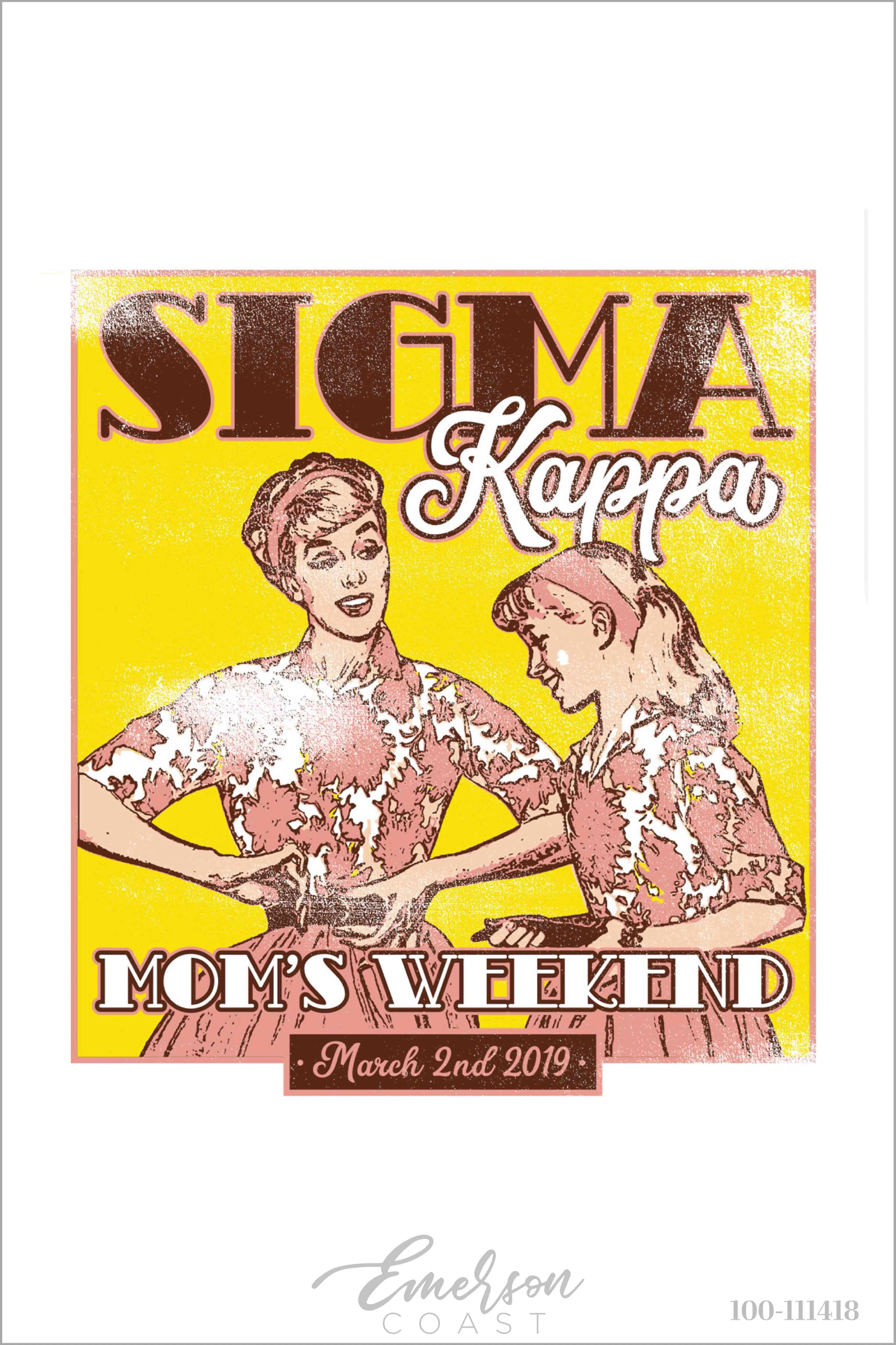 Sigma Kappa Mom's Weekend T-Shirt