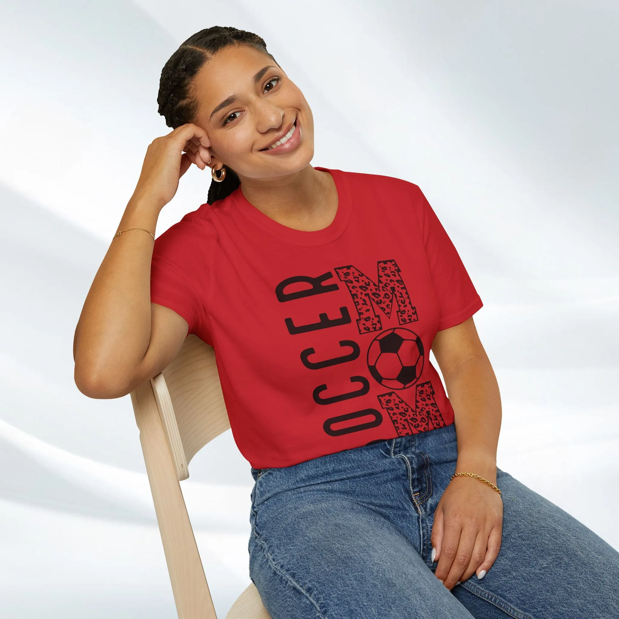 Soccer Mom Unisex Softstyle T-Shirt - Perfect Gift for Sporty Moms