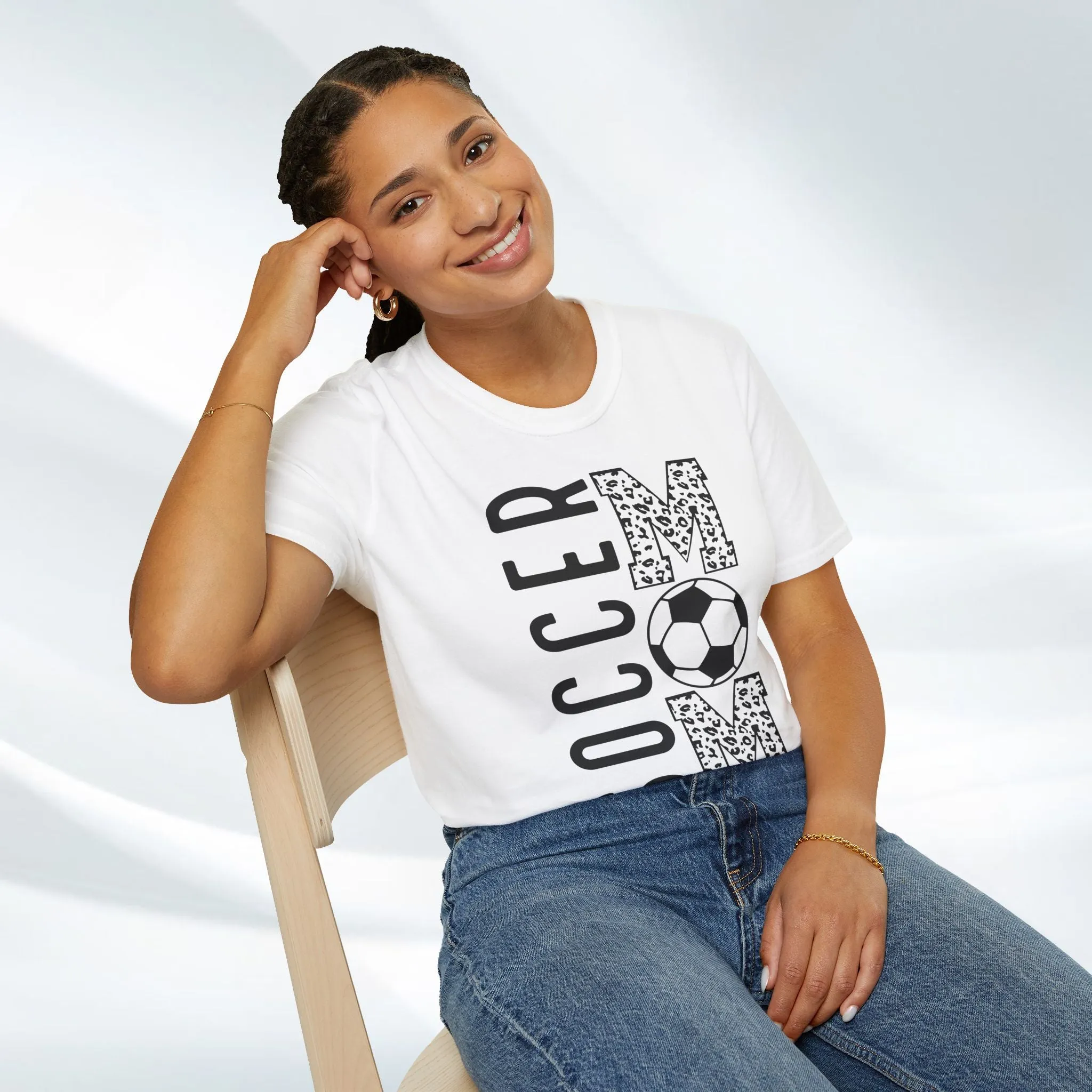 Soccer Mom Unisex Softstyle T-Shirt - Perfect Gift for Sporty Moms