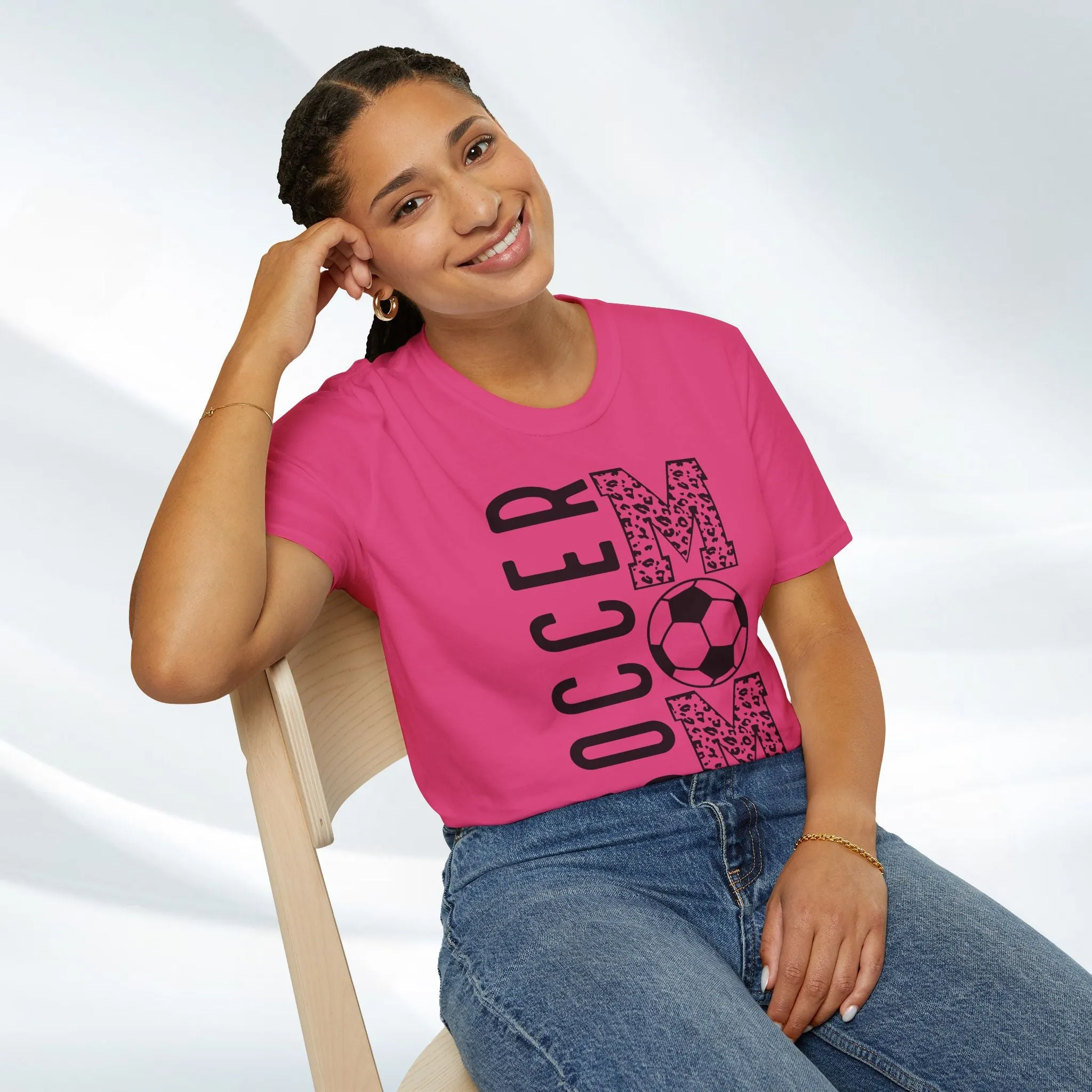 Soccer Mom Unisex Softstyle T-Shirt - Perfect Gift for Sporty Moms