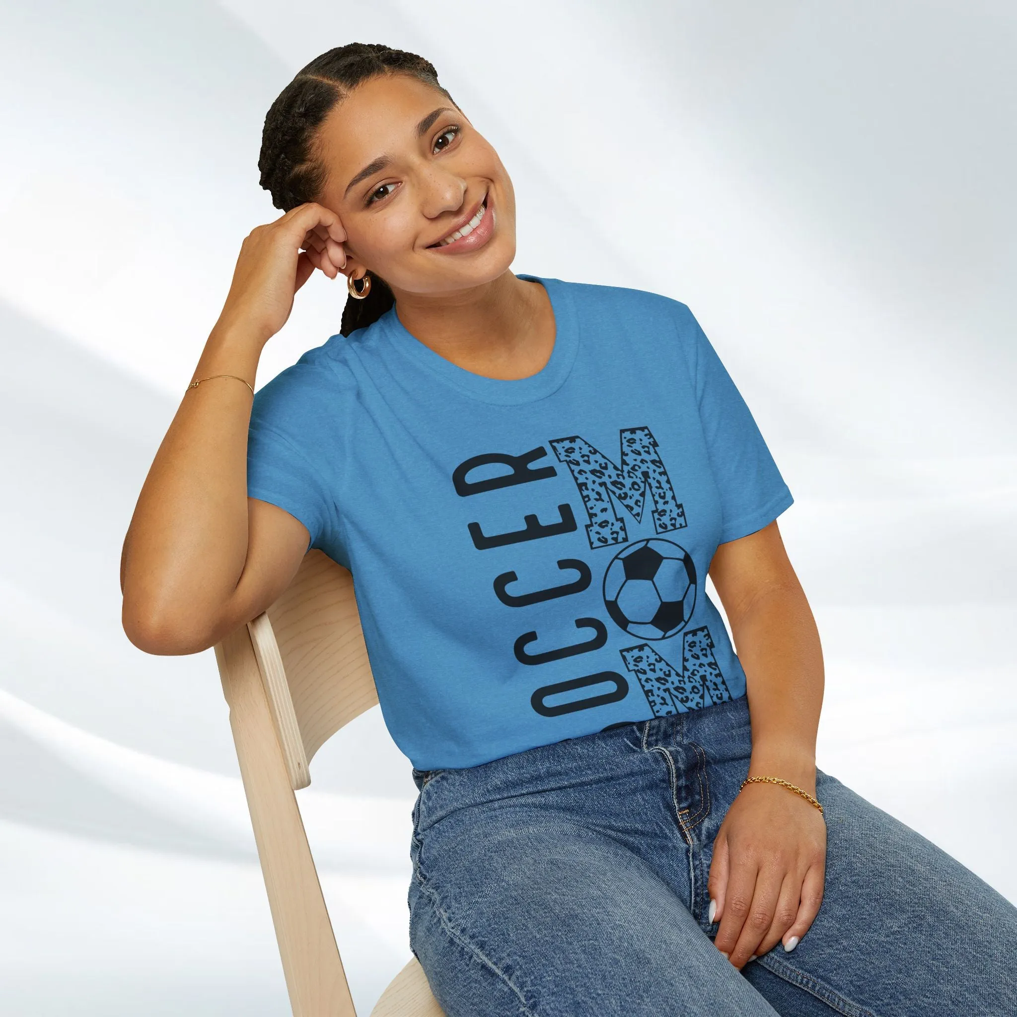 Soccer Mom Unisex Softstyle T-Shirt - Perfect Gift for Sporty Moms