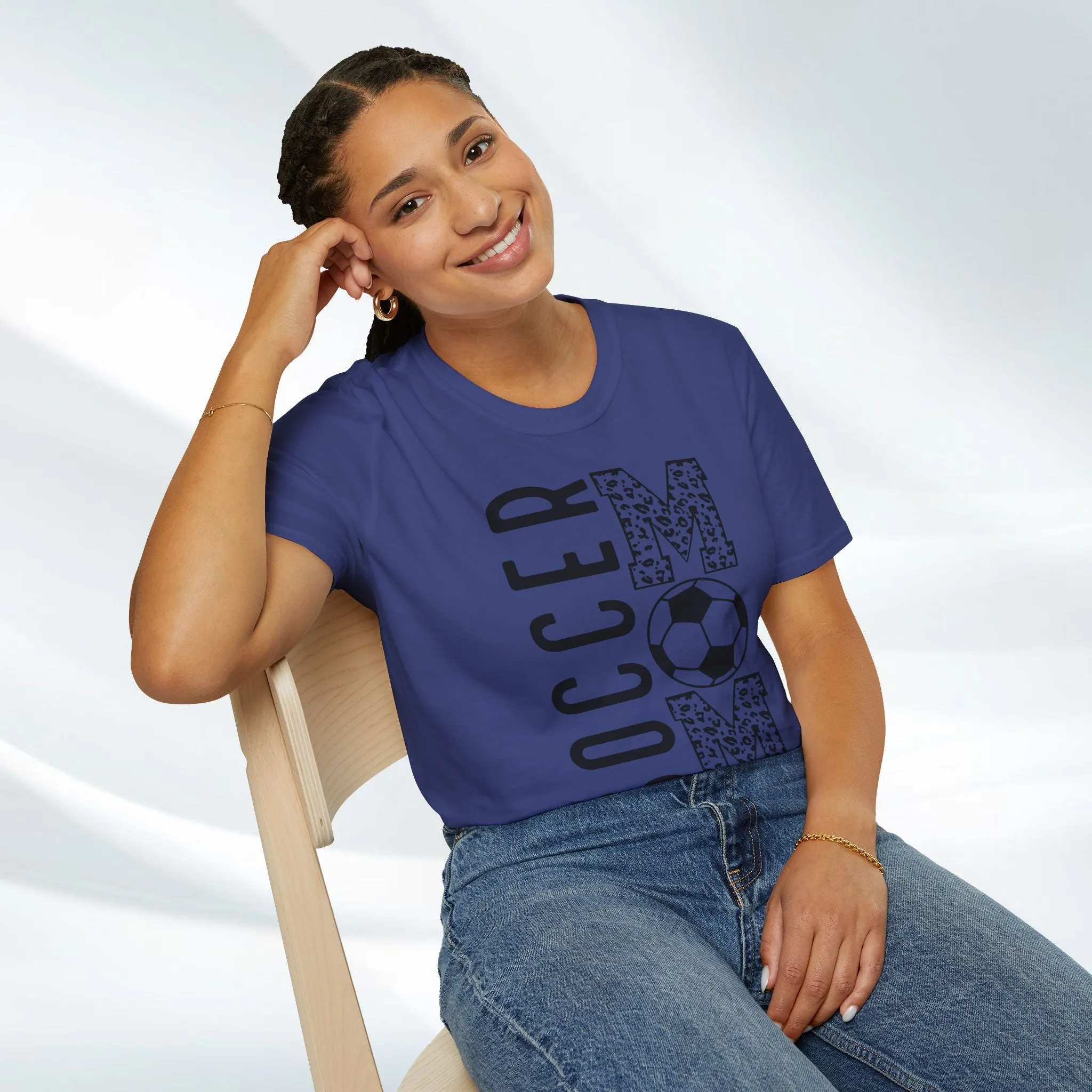 Soccer Mom Unisex Softstyle T-Shirt - Perfect Gift for Sporty Moms
