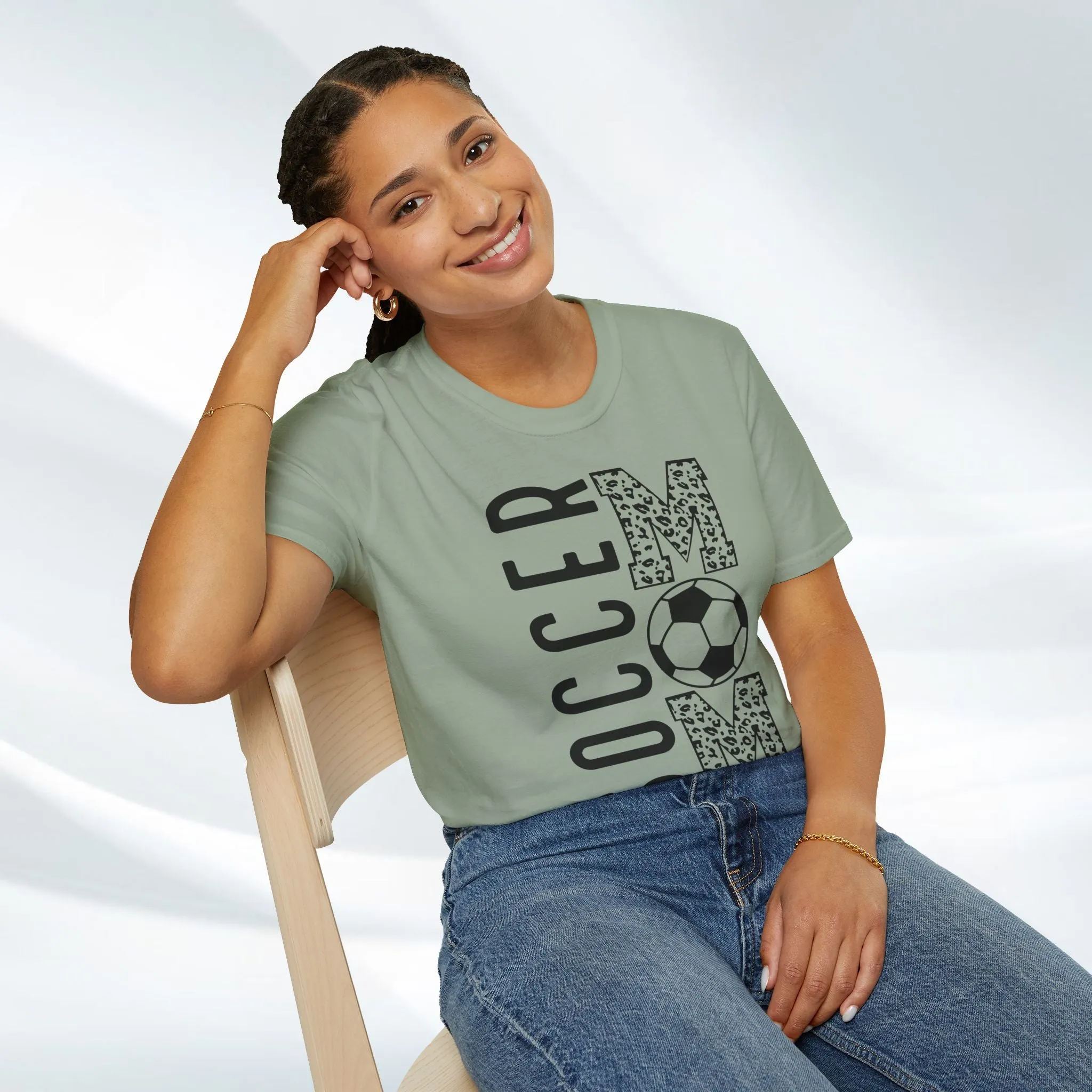 Soccer Mom Unisex Softstyle T-Shirt - Perfect Gift for Sporty Moms