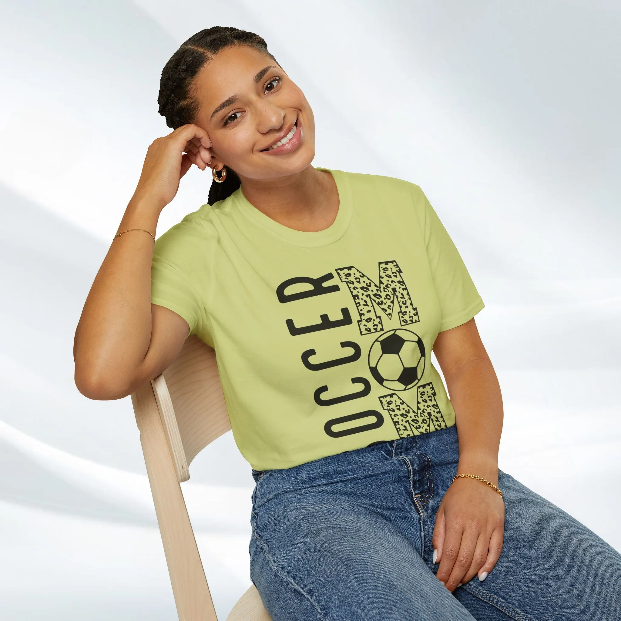 Soccer Mom Unisex Softstyle T-Shirt - Perfect Gift for Sporty Moms
