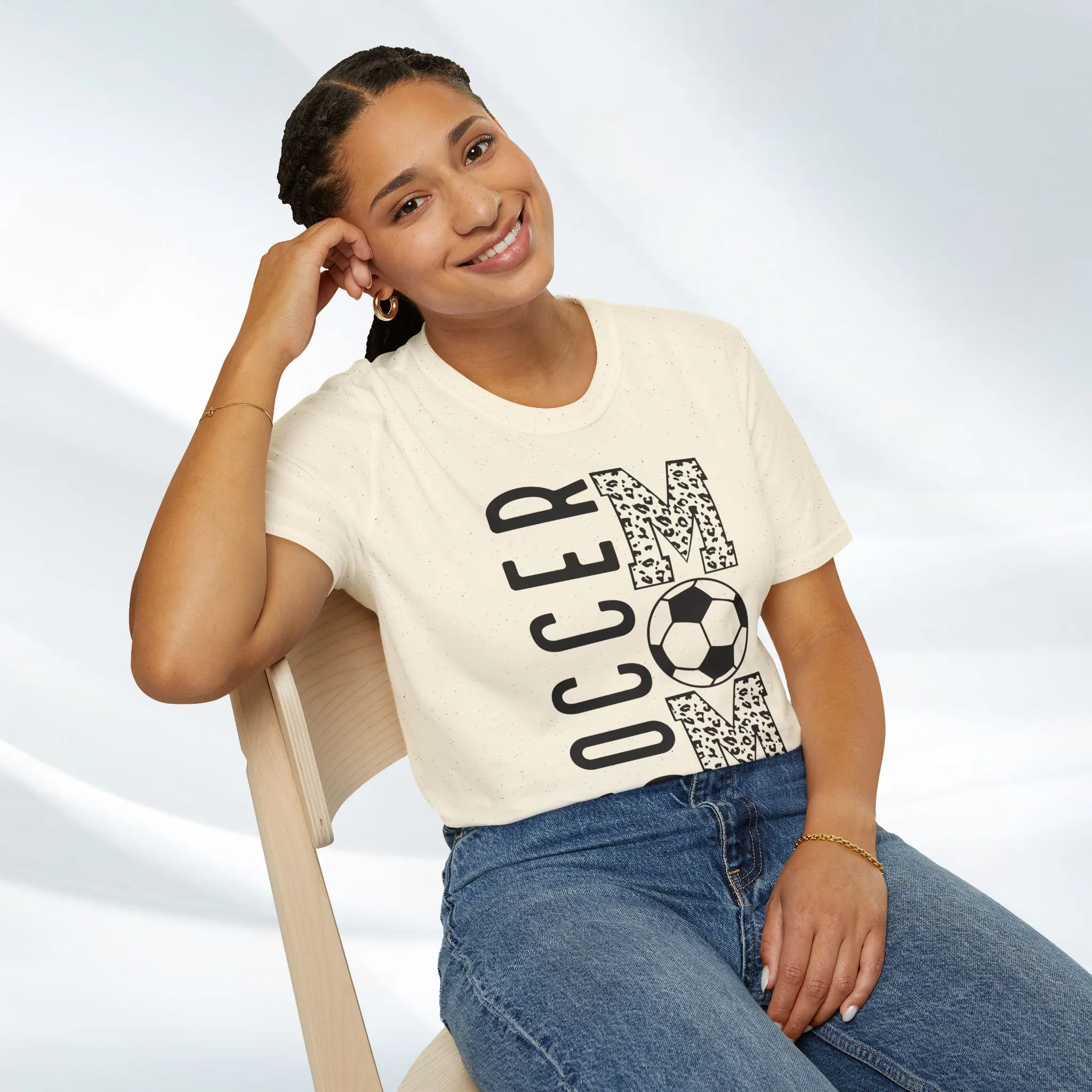 Soccer Mom Unisex Softstyle T-Shirt - Perfect Gift for Sporty Moms