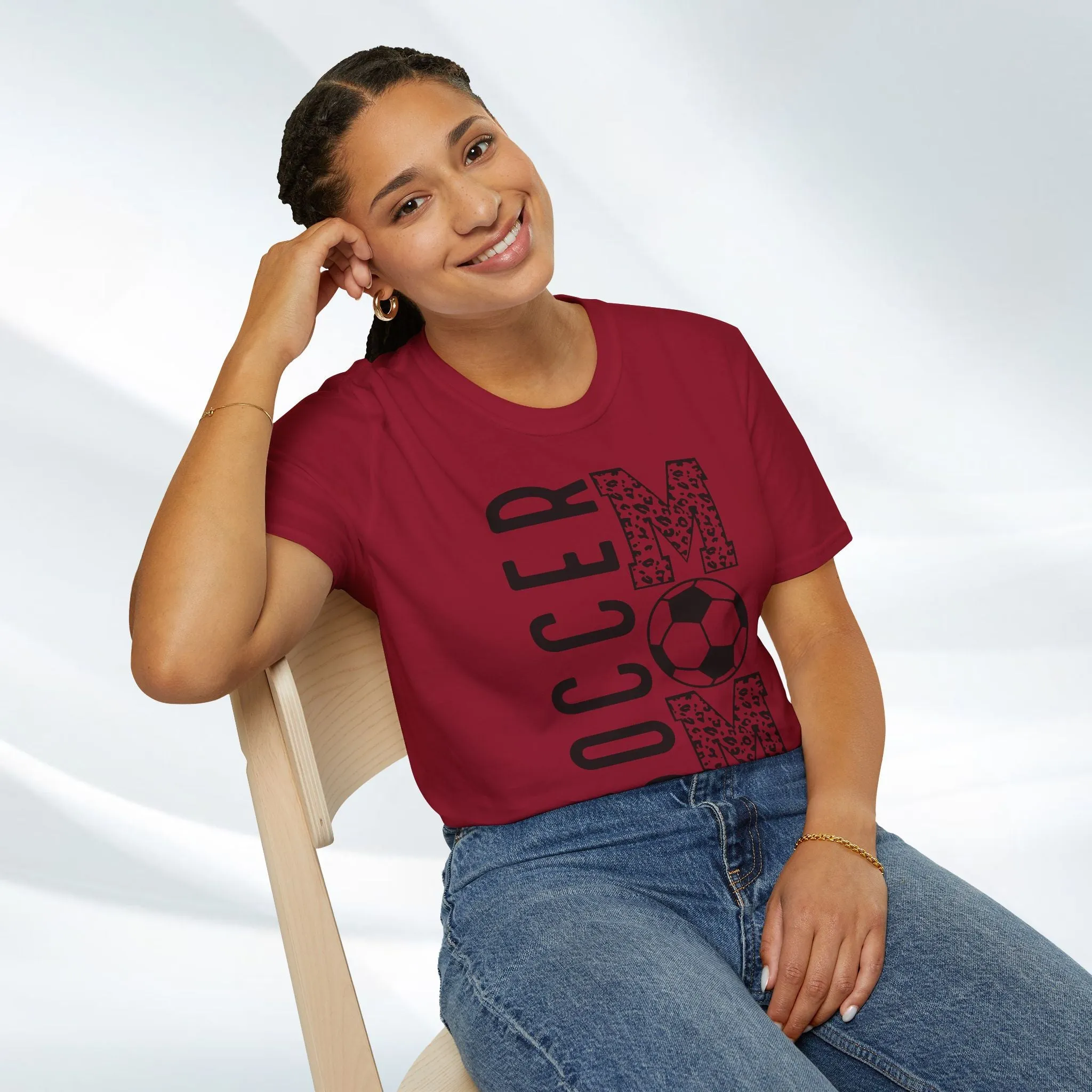 Soccer Mom Unisex Softstyle T-Shirt - Perfect Gift for Sporty Moms