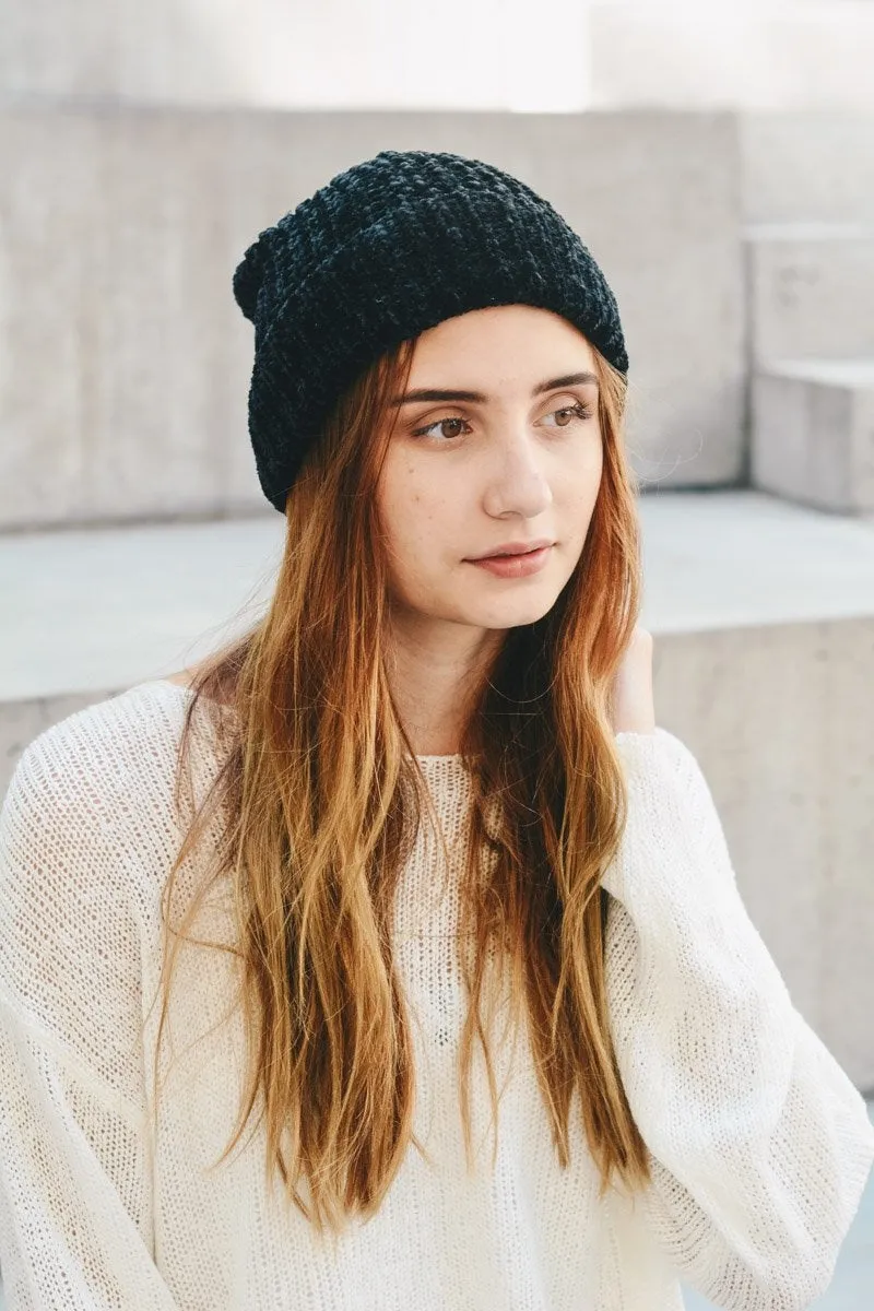 Soft Chenille Beanie