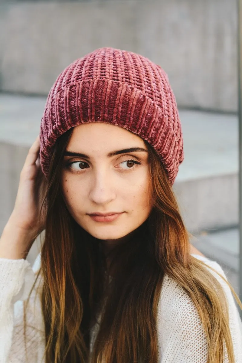 Soft Chenille Beanie