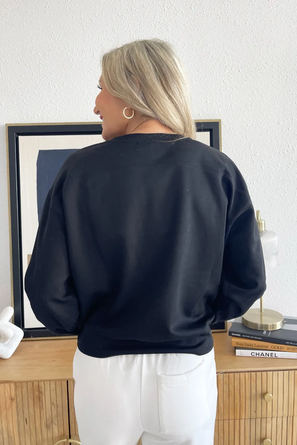 Soft Texture Relaxed Fit Sweatshirt
